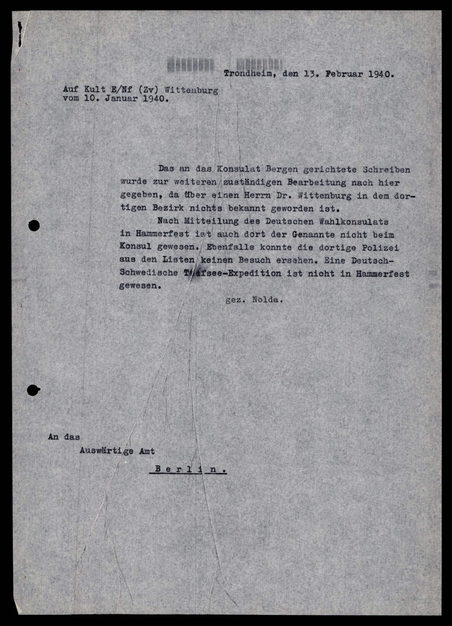 Forsvarets Overkommando. 2 kontor. Arkiv 11.4. Spredte tyske arkivsaker, AV/RA-RAFA-7031/D/Dar/Darc/L0021: FO.II. Tyske konsulater, 1929-1940, p. 567