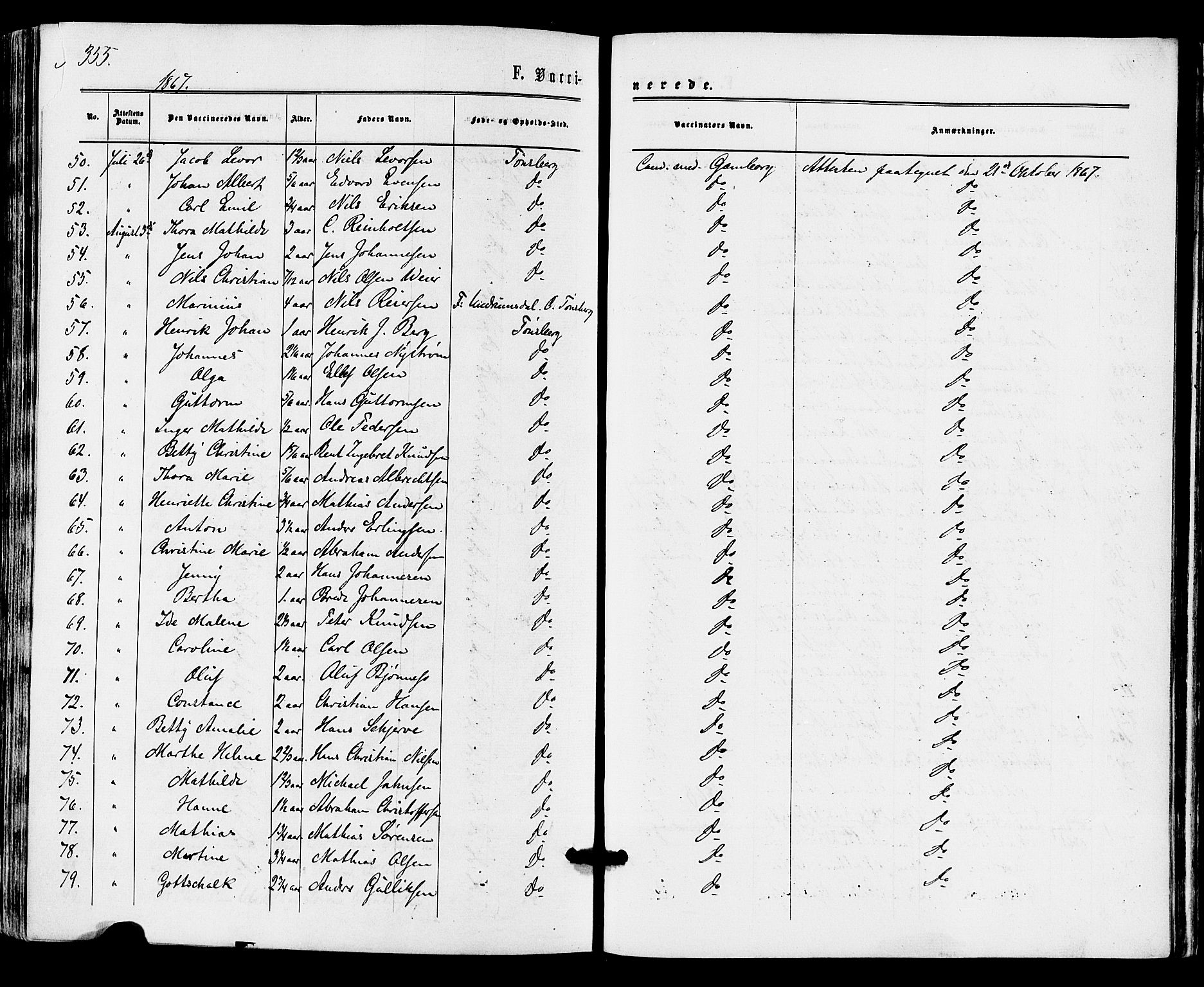 Tønsberg kirkebøker, SAKO/A-330/F/Fa/L0009: Parish register (official) no. I 9, 1865-1873, p. 355