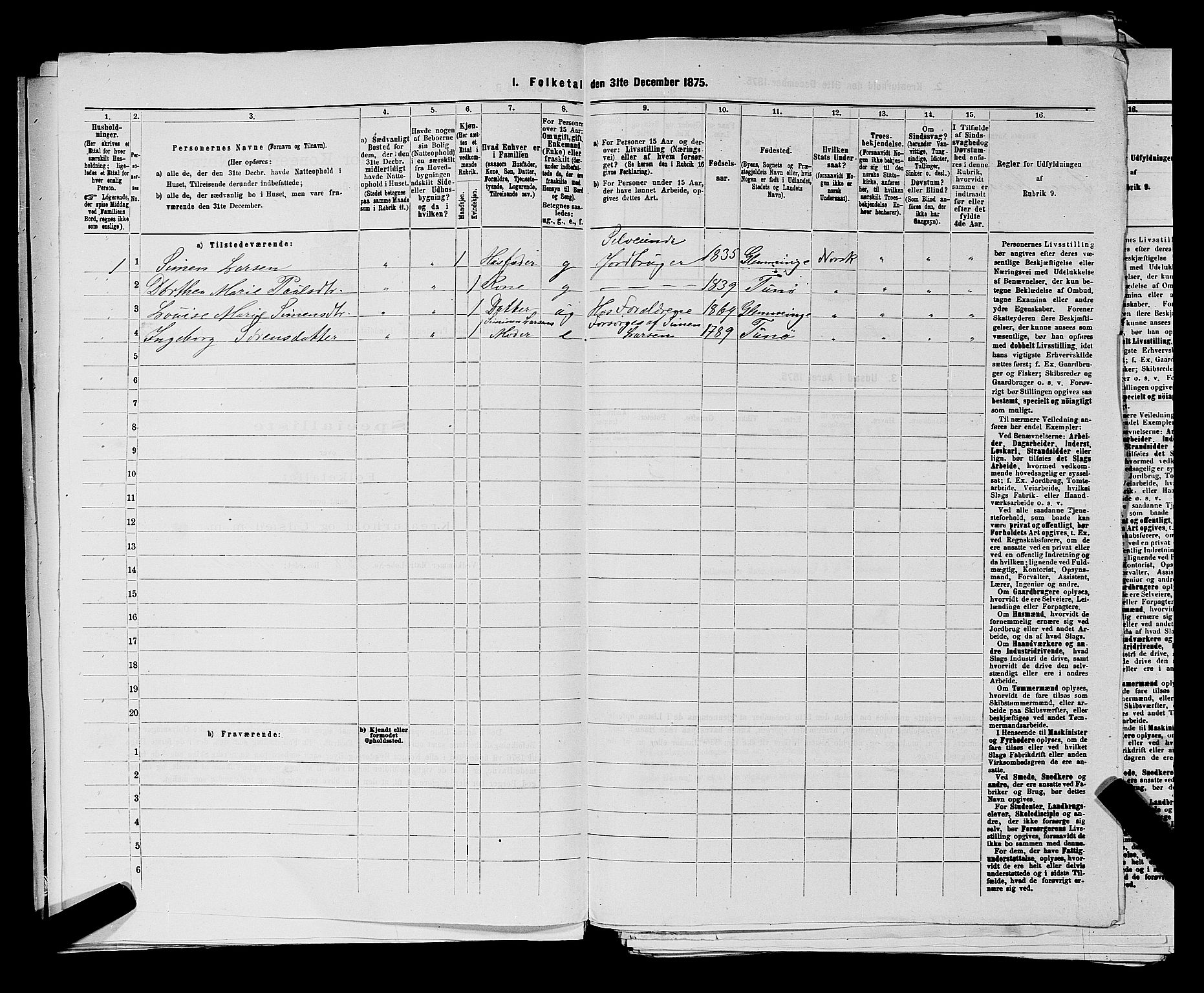 RA, 1875 census for 0132L Fredrikstad/Glemmen, 1875, p. 897