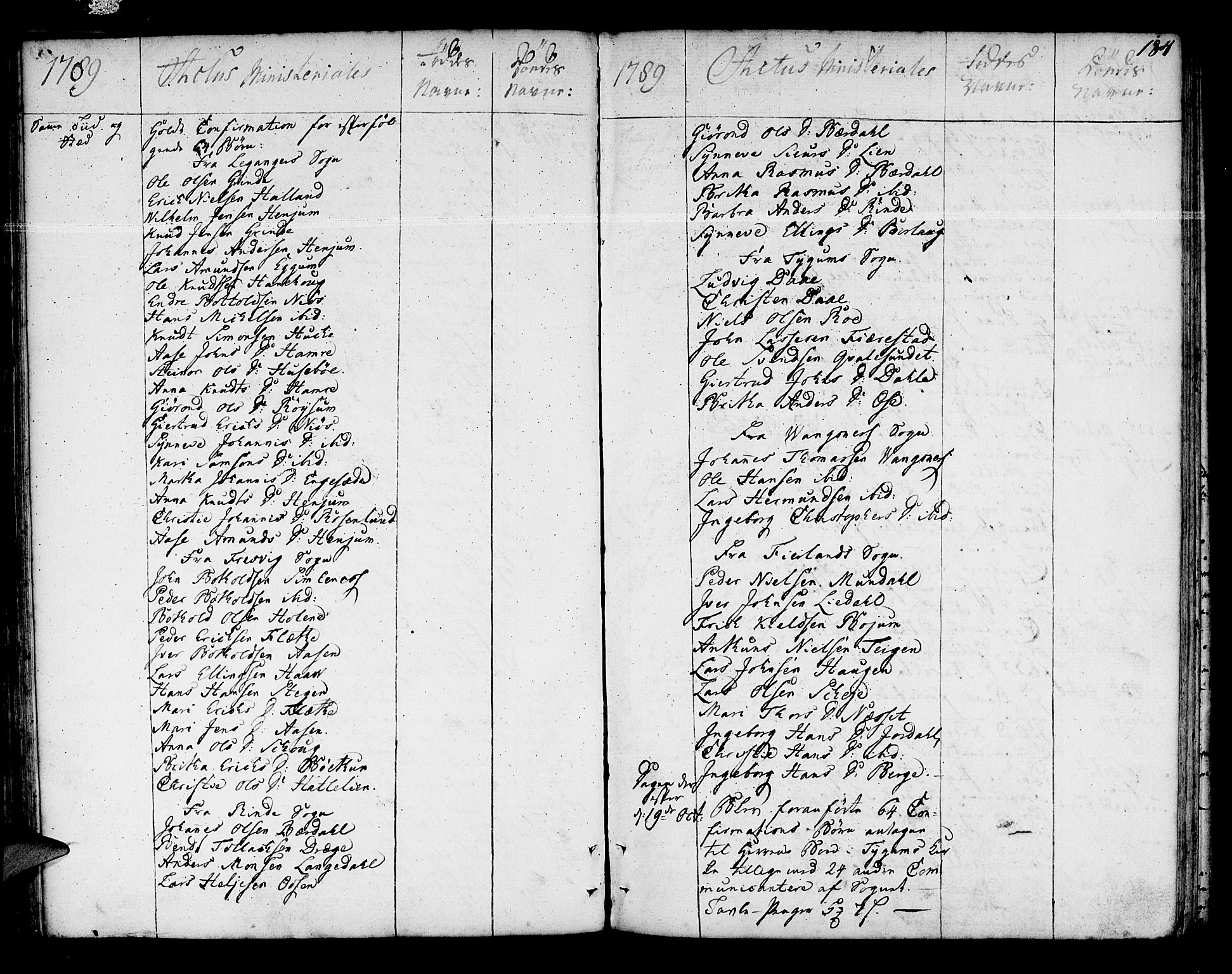 Leikanger sokneprestembete, AV/SAB-A-81001/H/Haa/Haaa/L0004: Parish register (official) no. A 4, 1770-1791, p. 184