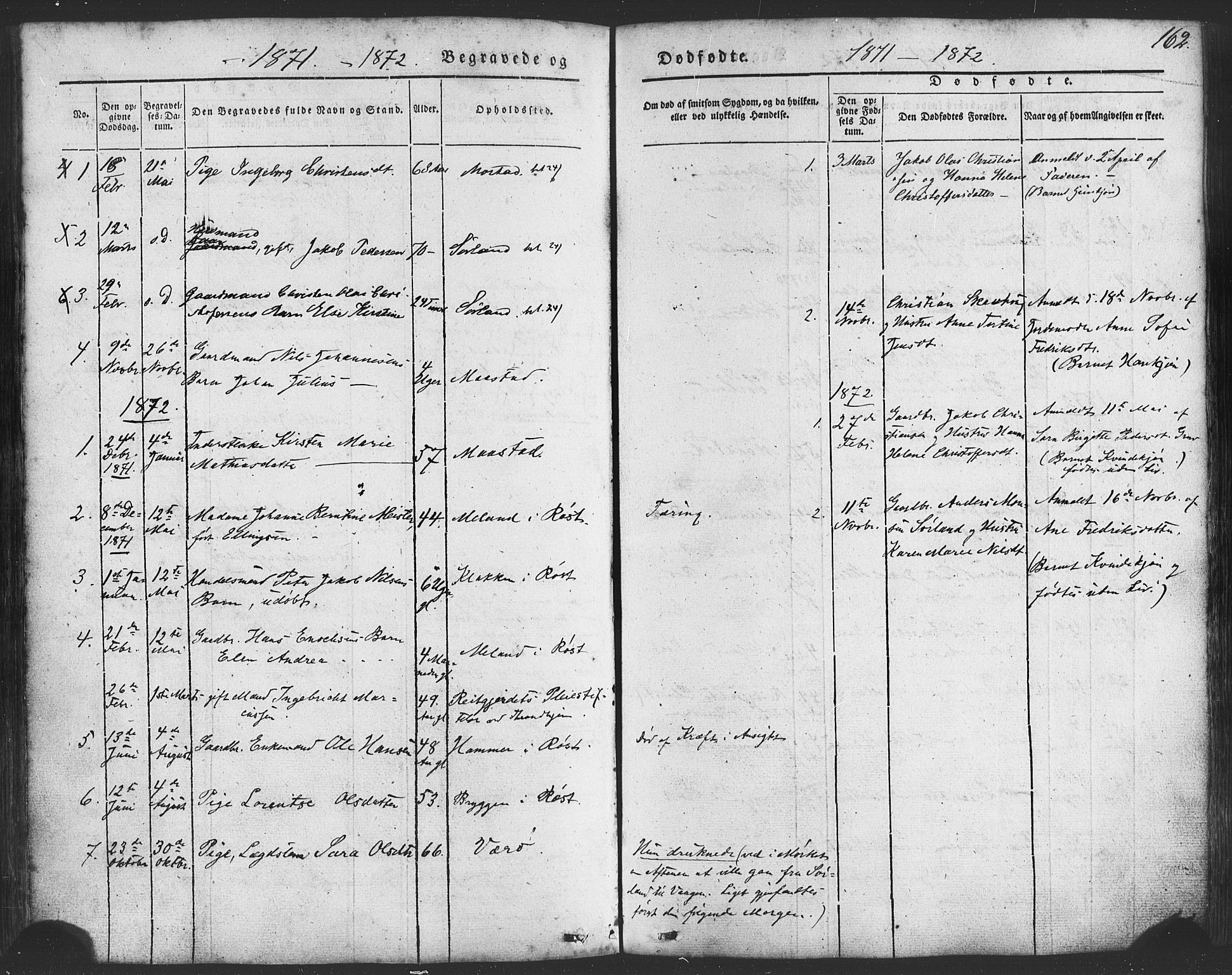 Ministerialprotokoller, klokkerbøker og fødselsregistre - Nordland, AV/SAT-A-1459/807/L0121: Parish register (official) no. 807A04, 1846-1879, p. 162