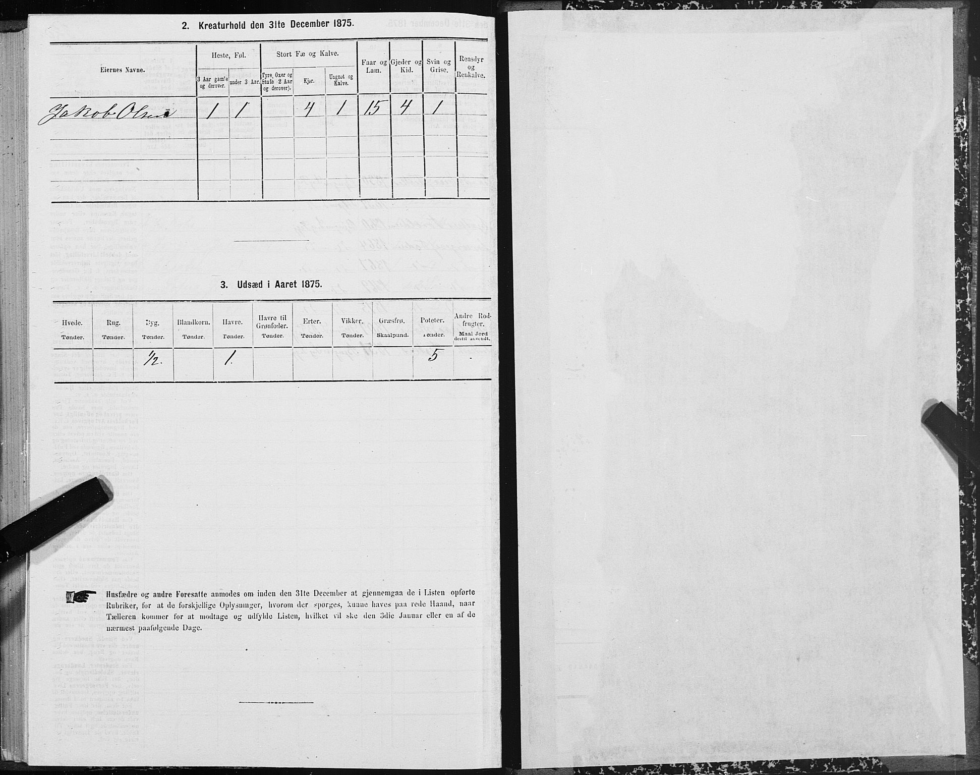 SAT, 1875 census for 1627P Bjugn, 1875