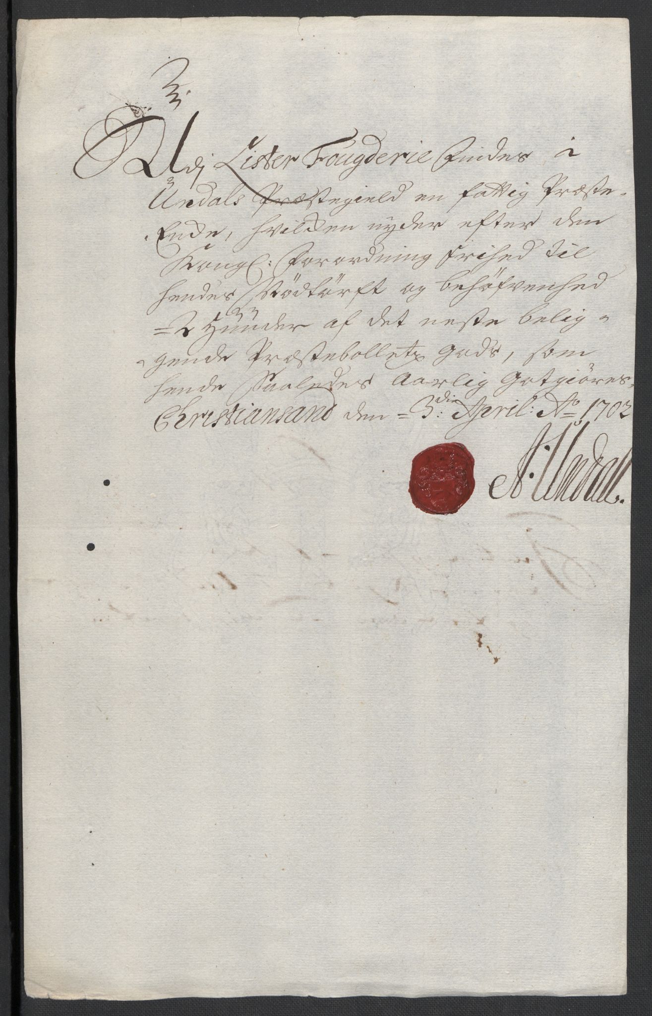 Rentekammeret inntil 1814, Reviderte regnskaper, Fogderegnskap, RA/EA-4092/R43/L2549: Fogderegnskap Lista og Mandal, 1701-1702, p. 116