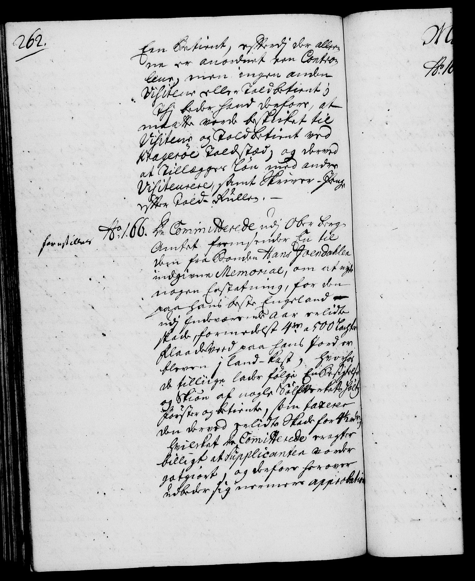 Rentekammeret, Kammerkanselliet, RA/EA-3111/G/Gh/Gha/L0021: Norsk ekstraktmemorialprotokoll (merket RK 53.66), 1739, p. 262