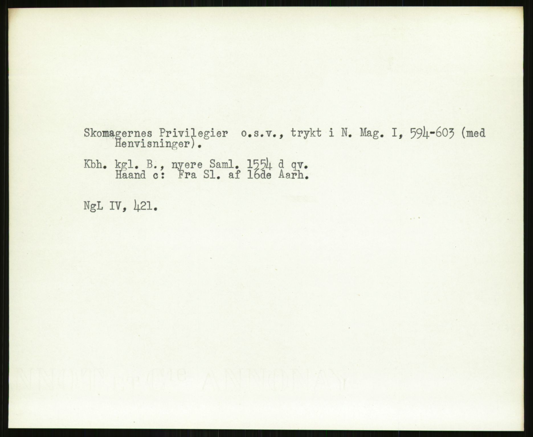 Norsk Historisk Kjeldeskrift-Institutt (NHKI), AV/RA-S-6117/G/Gc/L0029: Tematisk register til Gustav Storms håndskriftbeskrivelser i NgL bd. IV, 1315-1377, p. 661
