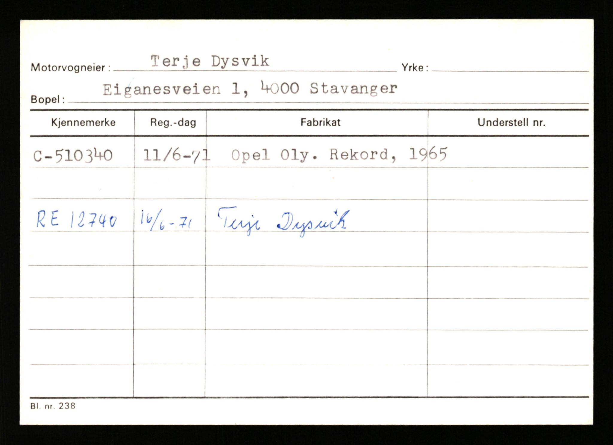 Stavanger trafikkstasjon, AV/SAST-A-101942/0/G/L0012: Registreringsnummer: 363571 - 800000, 1930-1971, p. 649