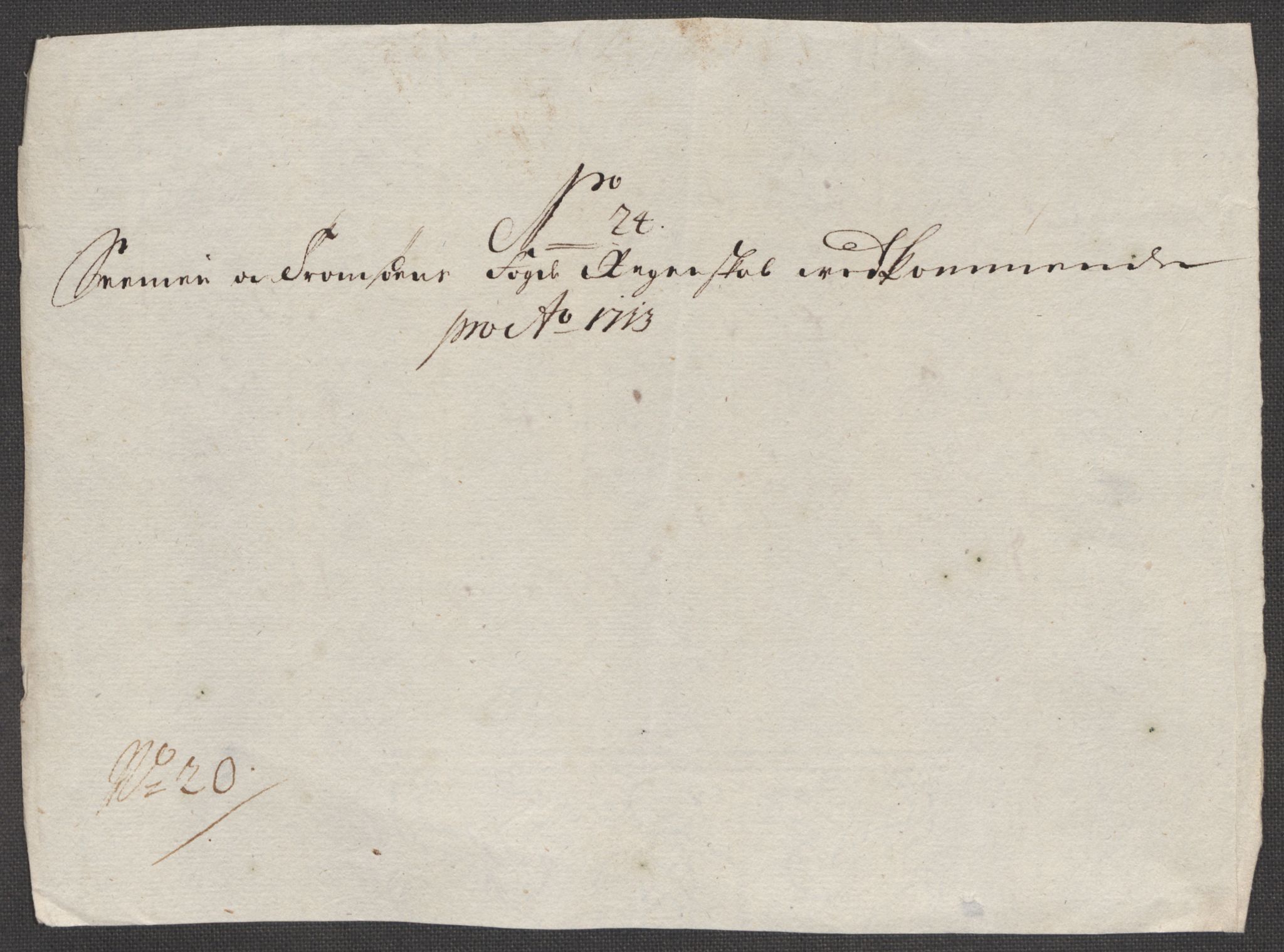 Rentekammeret inntil 1814, Reviderte regnskaper, Fogderegnskap, AV/RA-EA-4092/R68/L4759: Fogderegnskap Senja og Troms, 1713, p. 165