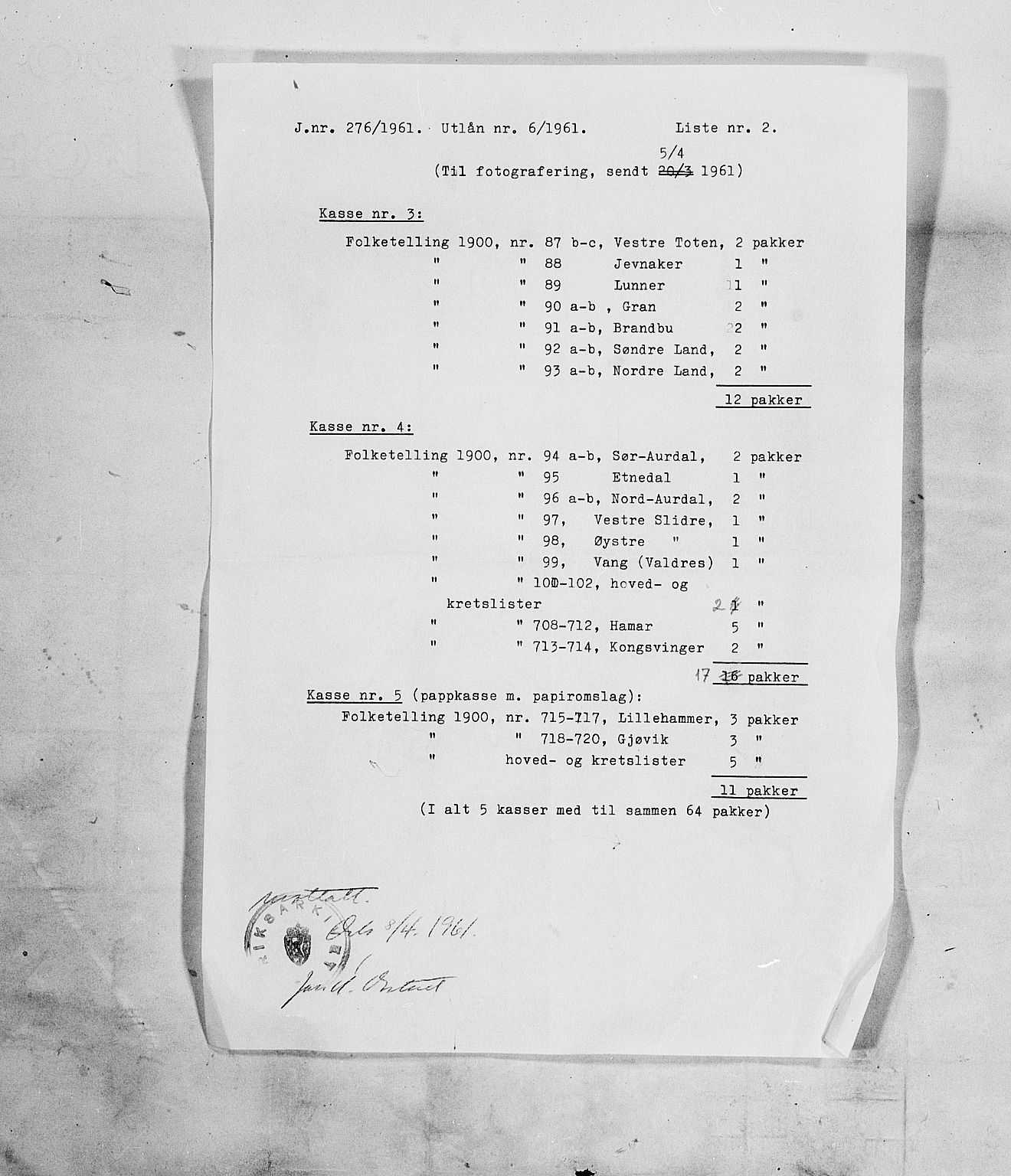 SAH, 1900 census for Kongsvinger, 1900, p. 15