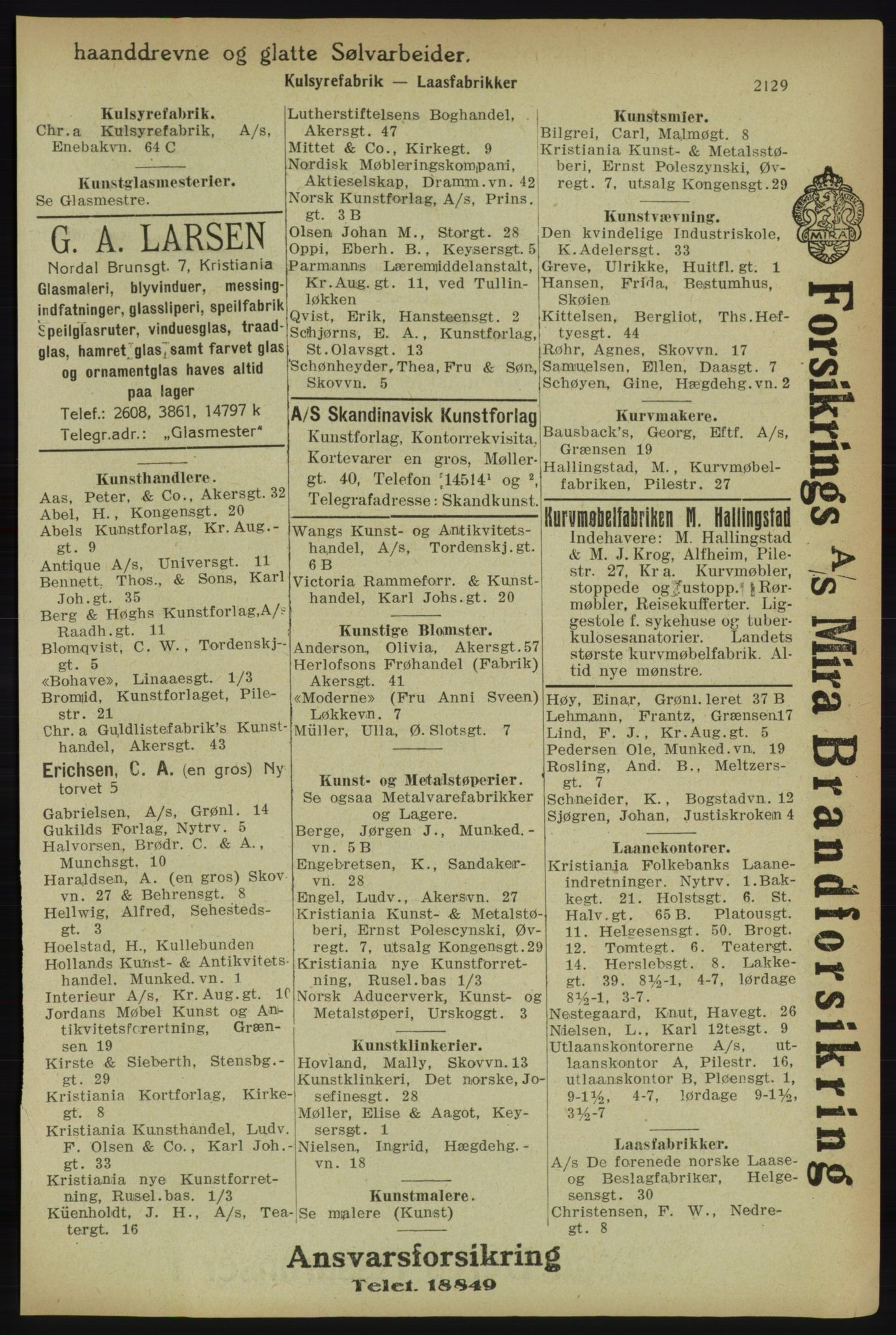 Kristiania/Oslo adressebok, PUBL/-, 1918, p. 2282