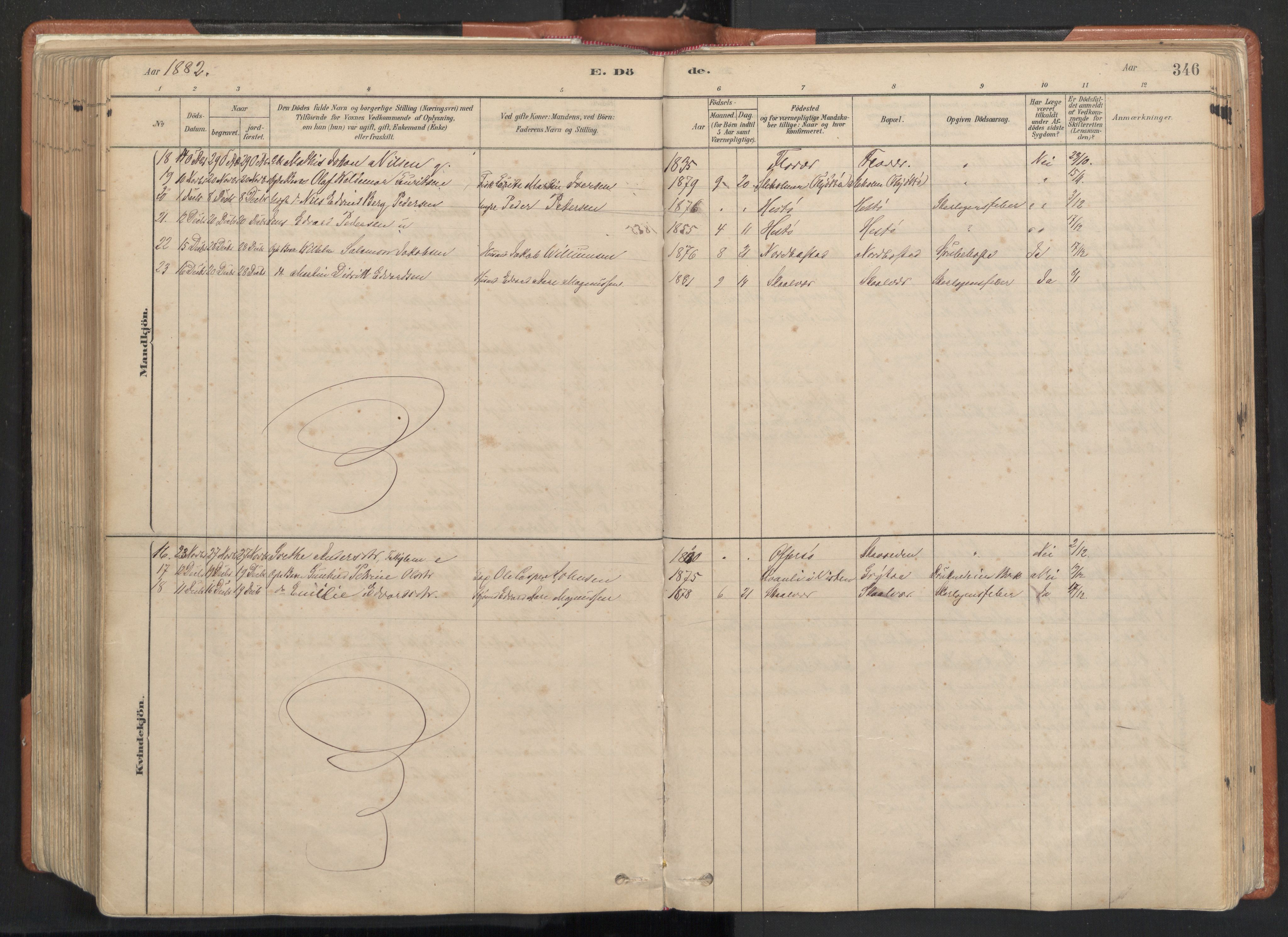 Ministerialprotokoller, klokkerbøker og fødselsregistre - Nordland, AV/SAT-A-1459/817/L0264: Parish register (official) no. 817A04, 1878-1907, p. 346