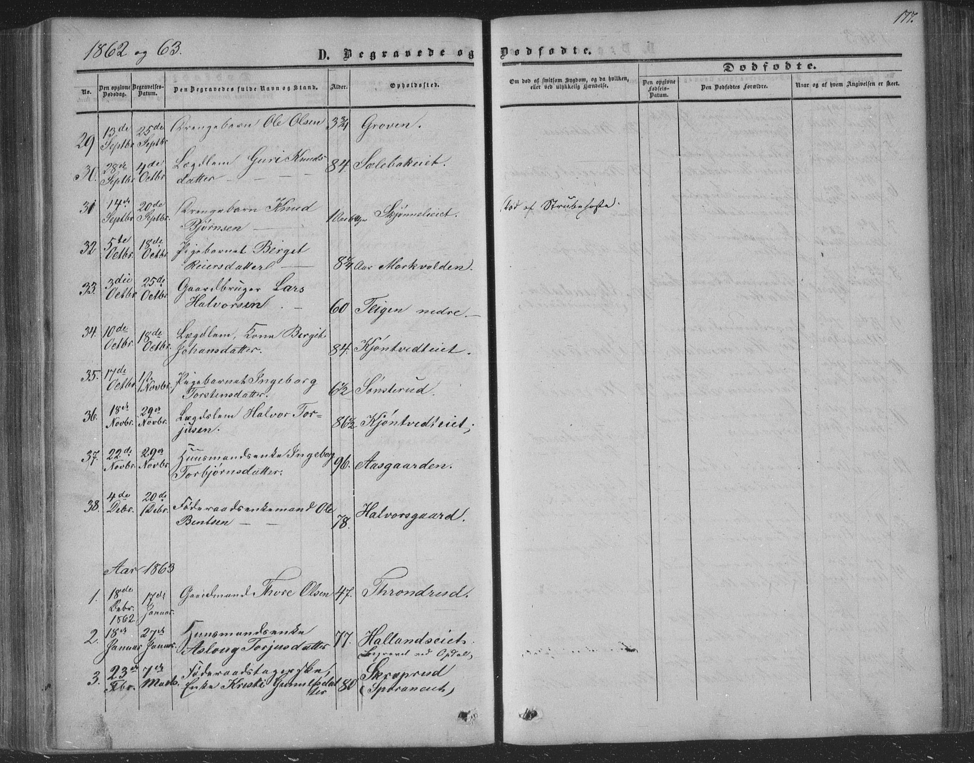 Nore kirkebøker, SAKO/A-238/F/Fa/L0002: Parish register (official) no. I 2, 1856-1871, p. 177
