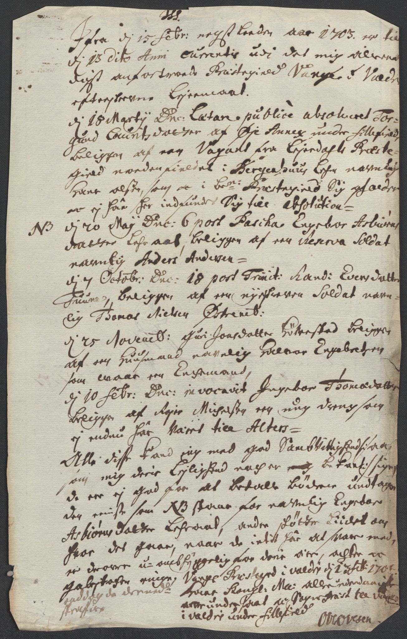 Rentekammeret inntil 1814, Reviderte regnskaper, Fogderegnskap, RA/EA-4092/R18/L1301: Fogderegnskap Hadeland, Toten og Valdres, 1703, p. 105