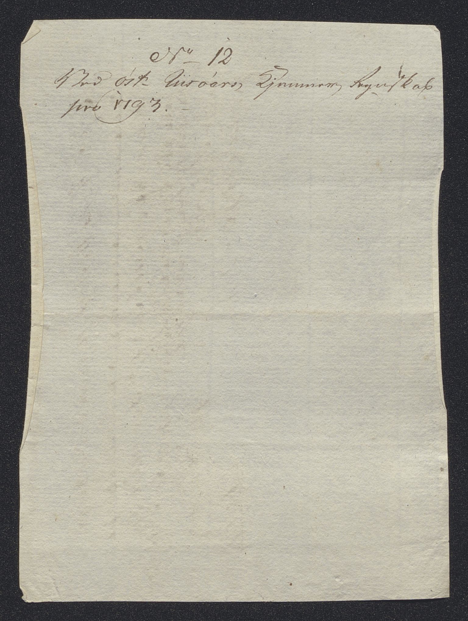 Danske Kanselli 1800-1814, AV/RA-EA-3024/K/Kk/Kka/Kkac/L0234: Kjøpstadregnskap Øster Risør, 1791-1795, p. 283