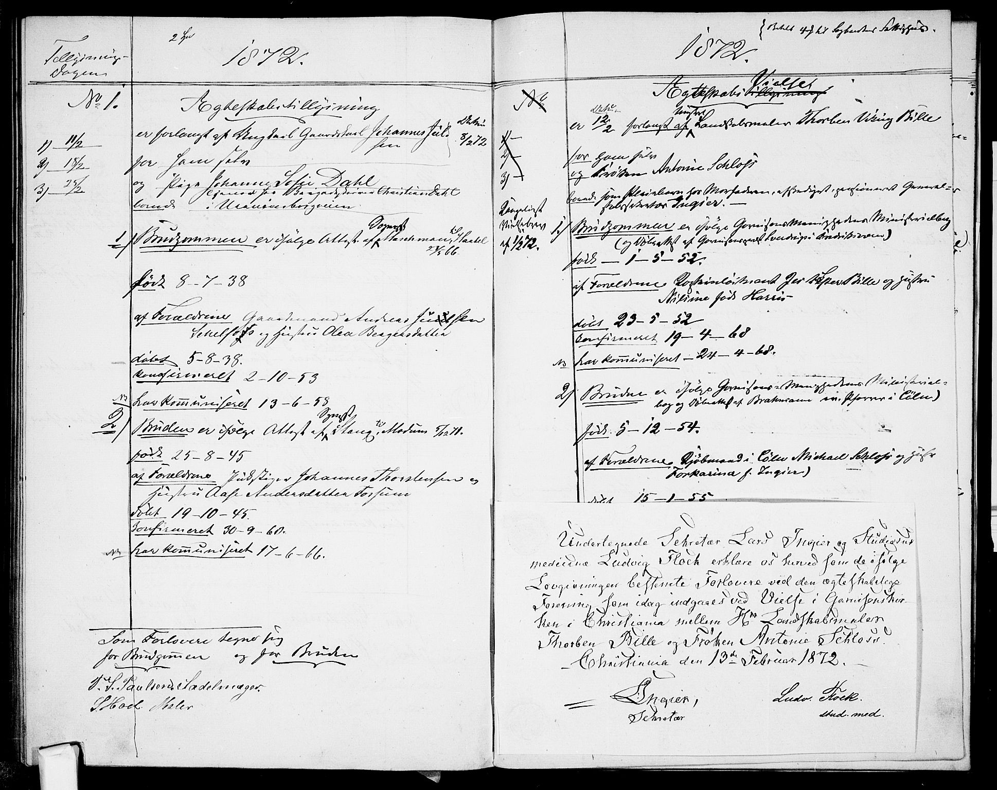 Garnisonsmenigheten Kirkebøker, SAO/A-10846/H/Ha/L0006: Banns register no. I 6, 1856-1872