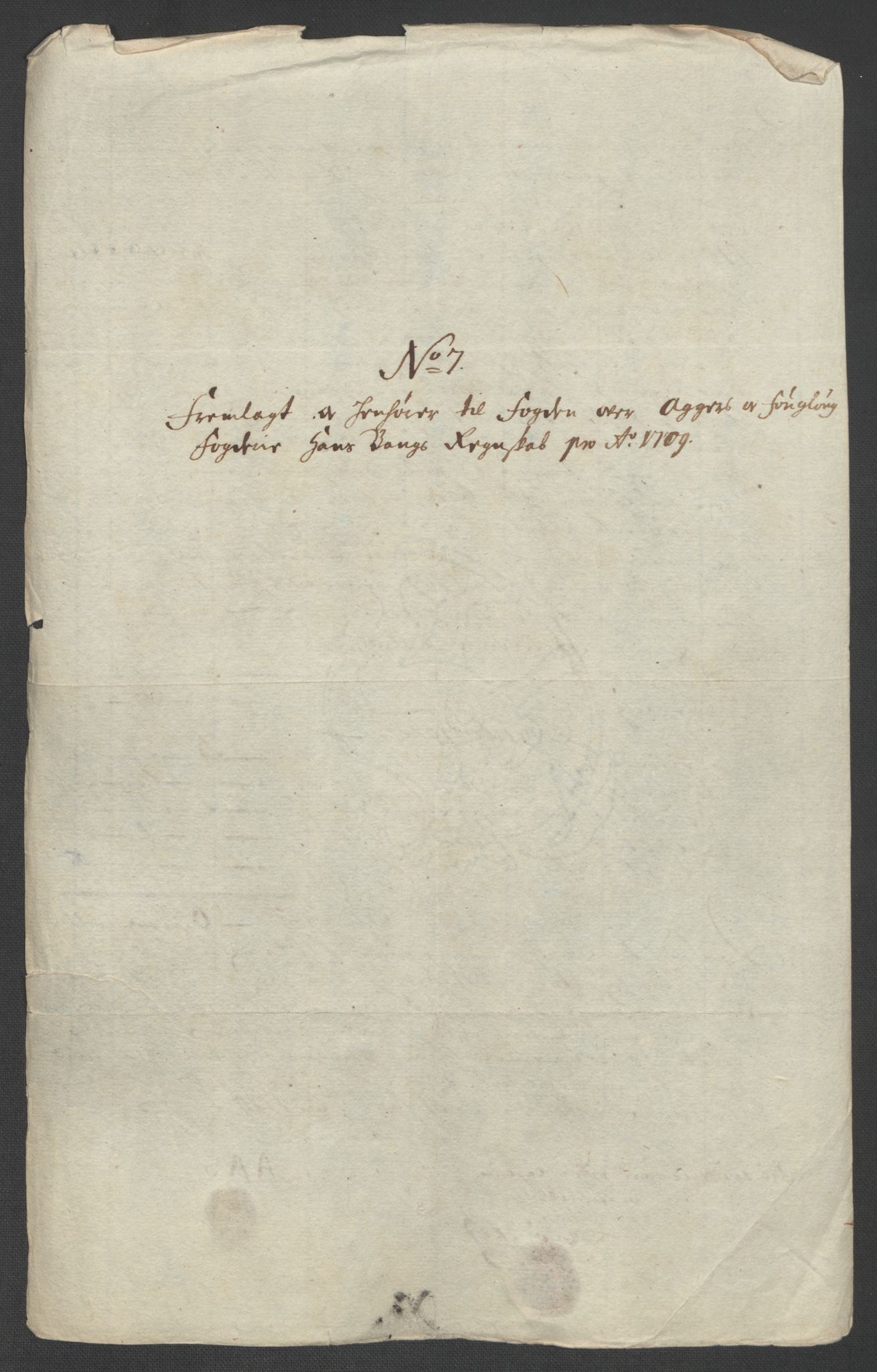 Rentekammeret inntil 1814, Reviderte regnskaper, Fogderegnskap, AV/RA-EA-4092/R10/L0447: Fogderegnskap Aker og Follo, 1707-1709, p. 499