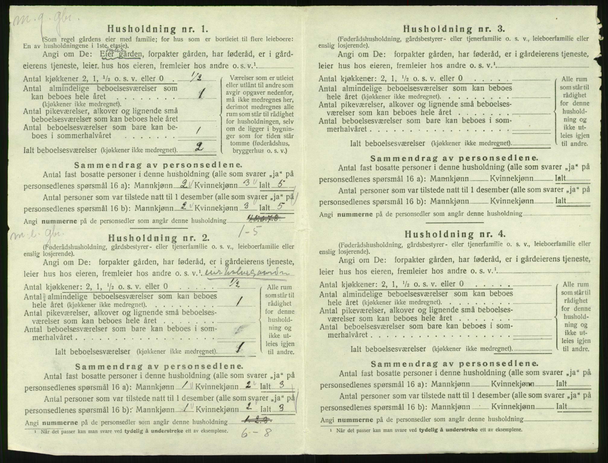 SAT, 1920 census for Ulstein, 1920, p. 561