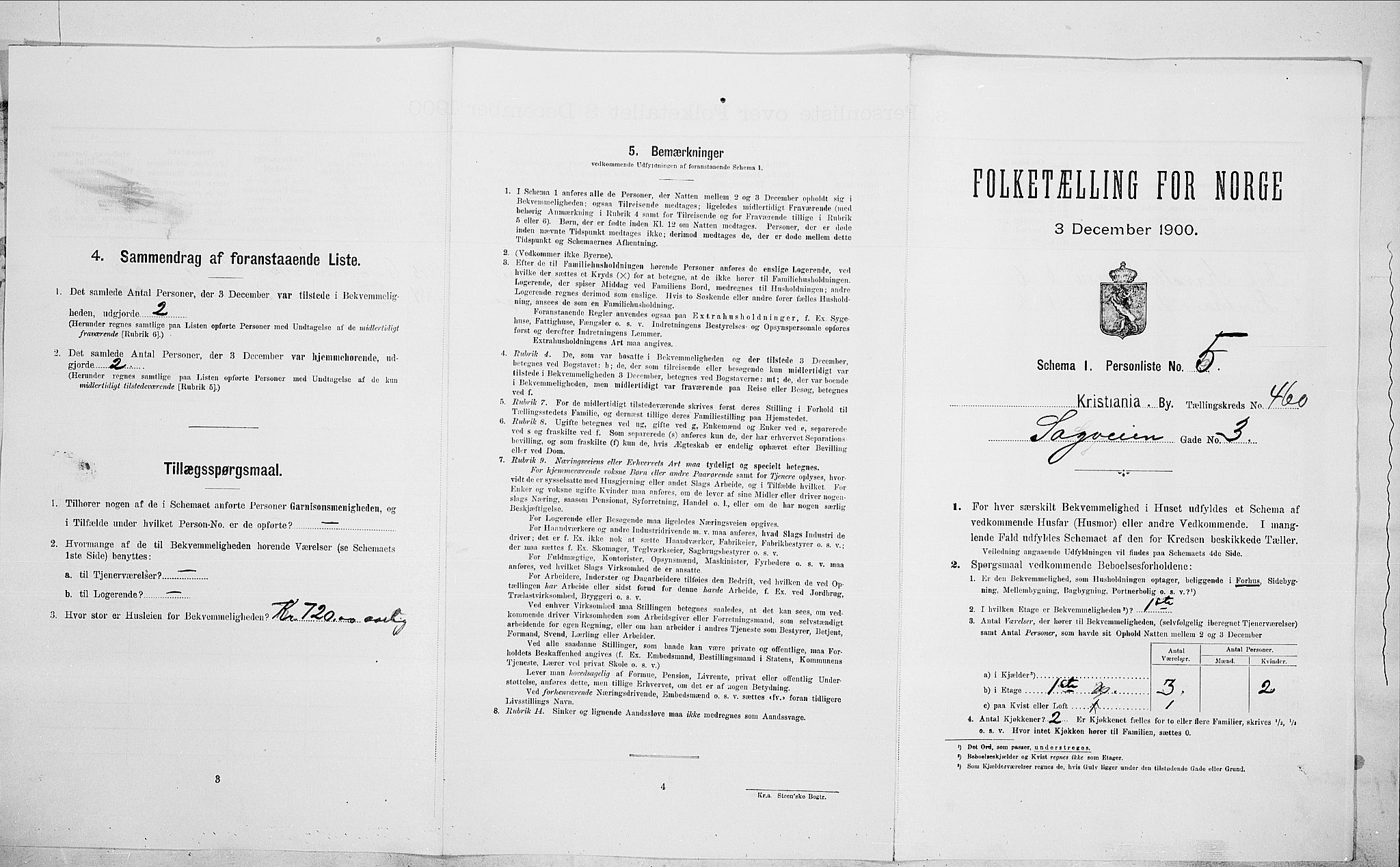 SAO, 1900 census for Kristiania, 1900, p. 77727