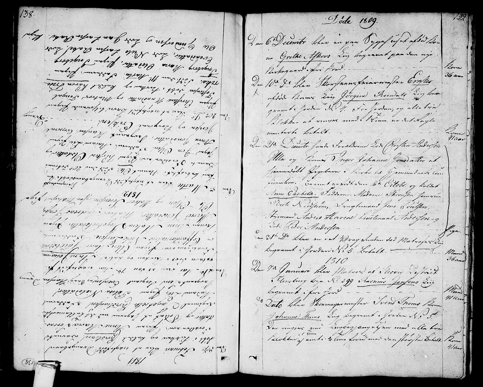 Stavern kirkebøker, SAKO/A-318/F/Fa/L0004: Parish register (official) no. 4, 1809-1816, p. 138-139