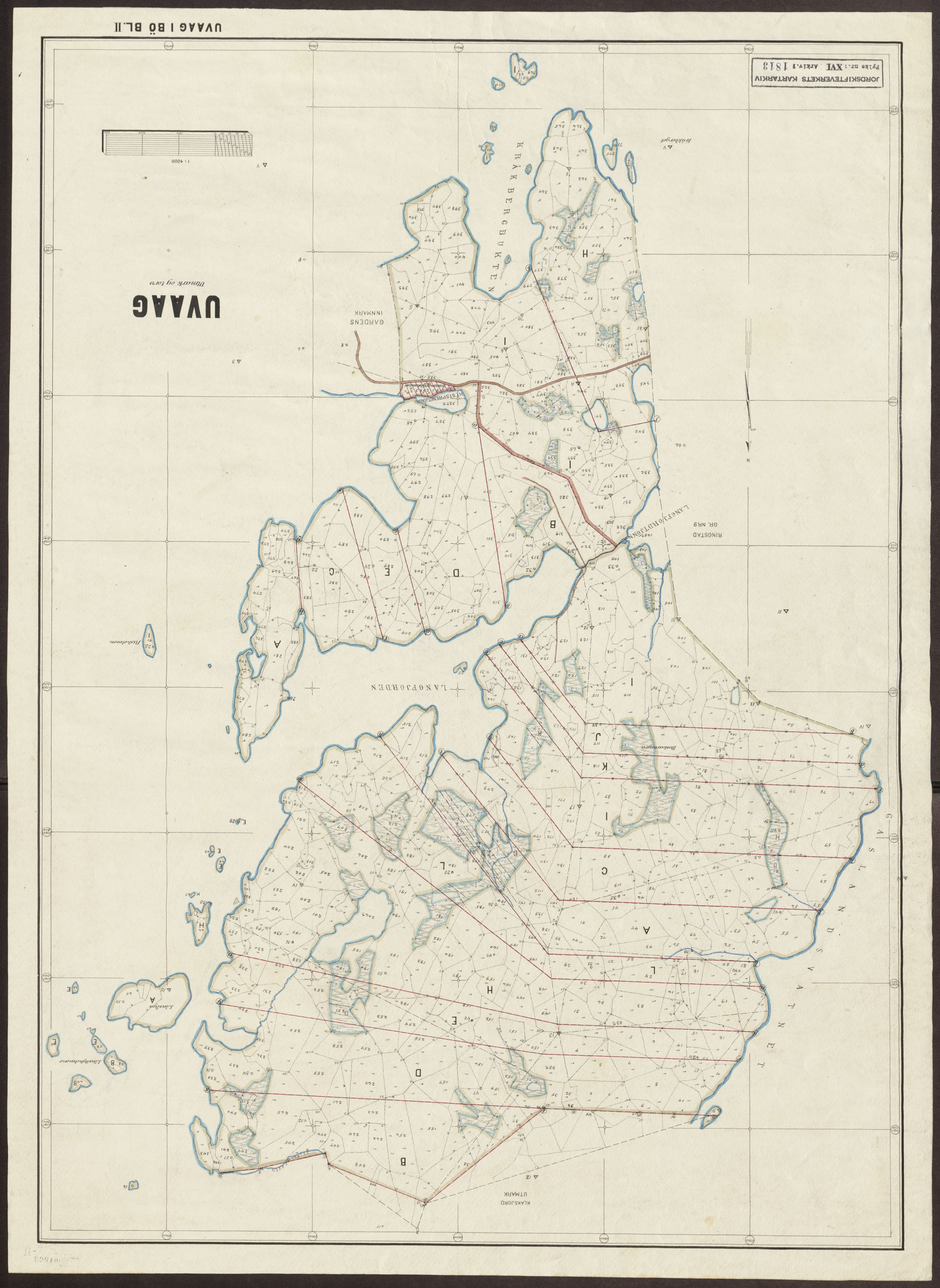 Jordskifteverkets kartarkiv, AV/RA-S-3929/T, 1859-1988, p. 2185
