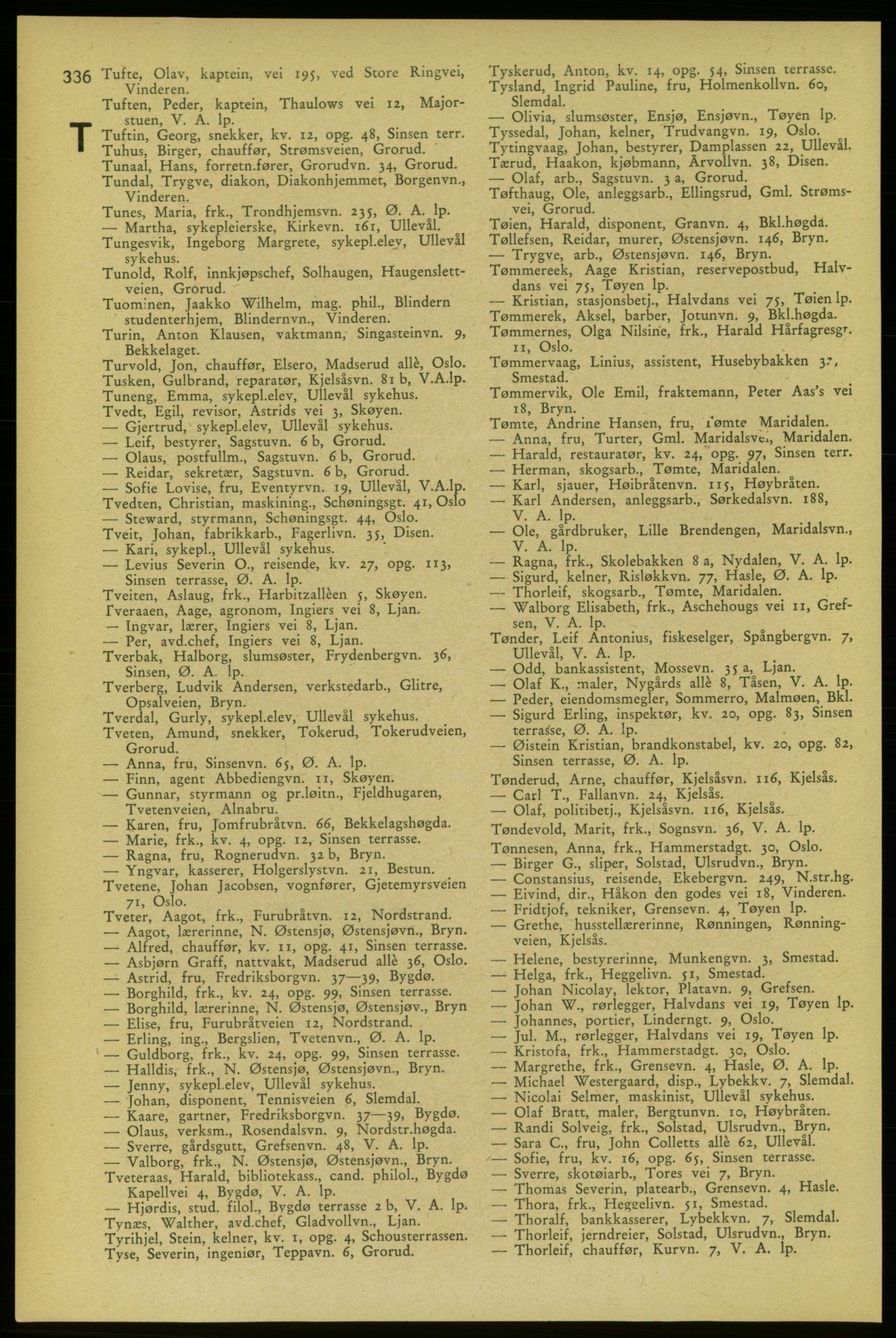 Aker adressebok/adressekalender, PUBL/001/A/006: Aker adressebok, 1937-1938, p. 336
