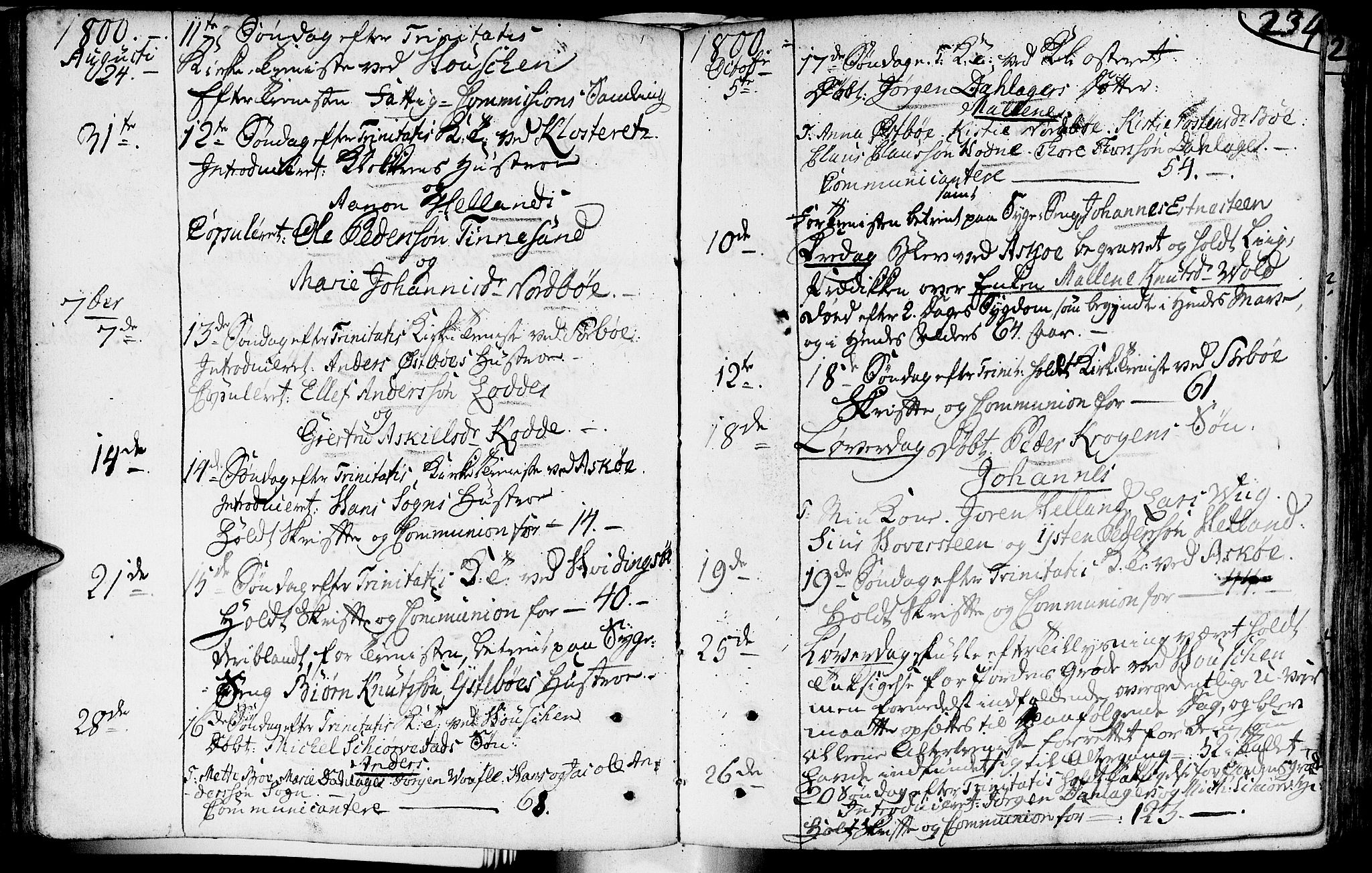 Rennesøy sokneprestkontor, SAST/A -101827/H/Ha/Haa/L0003: Parish register (official) no. A 3, 1772-1815, p. 234