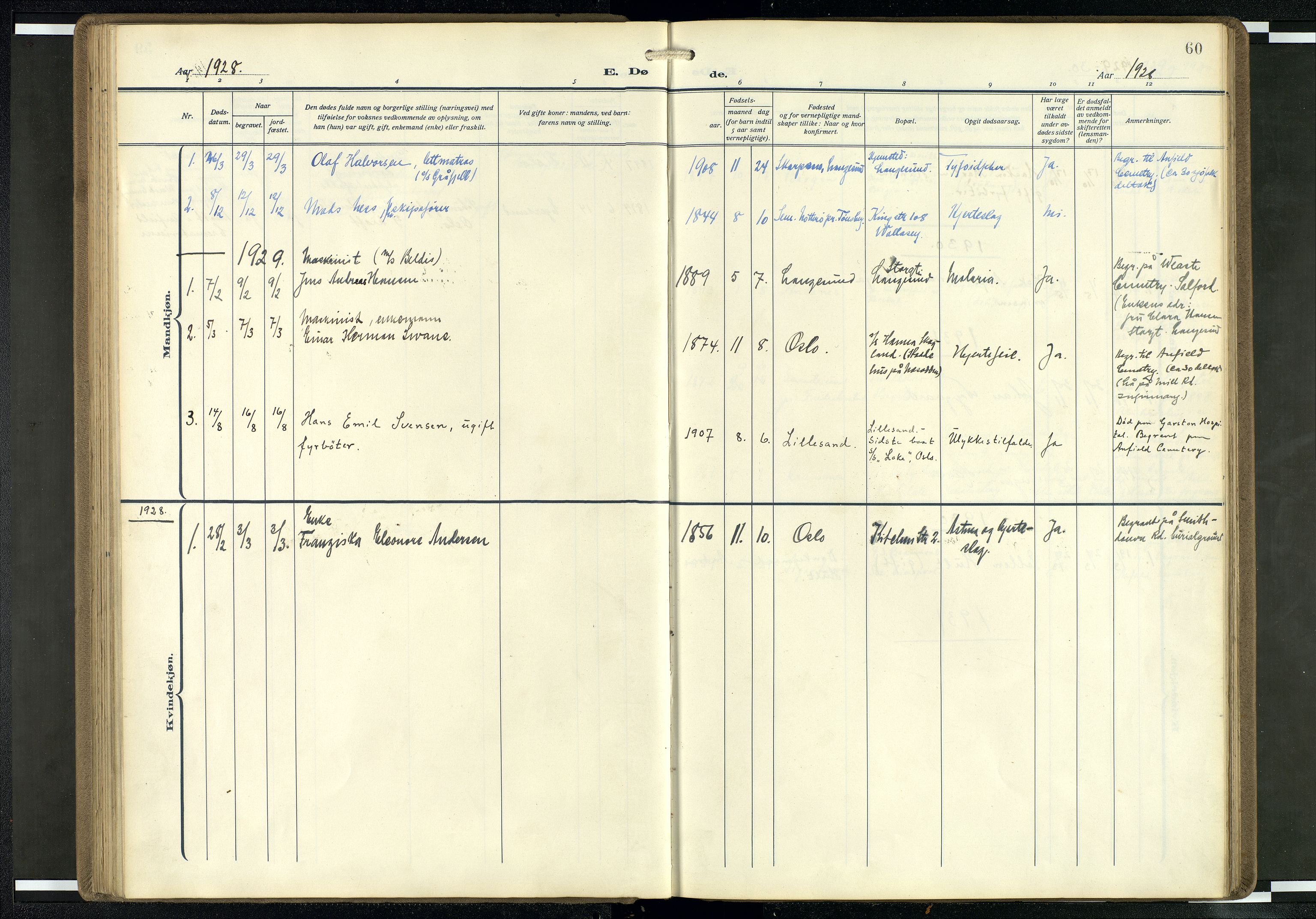 Den norske sjømannsmisjon i utlandet/Mersey-havnene (Liverpool), AV/SAB-SAB/PA-0104/H/Ha/L0001: Parish register (official) no. A 1, 1919-1954, p. 59b-60a