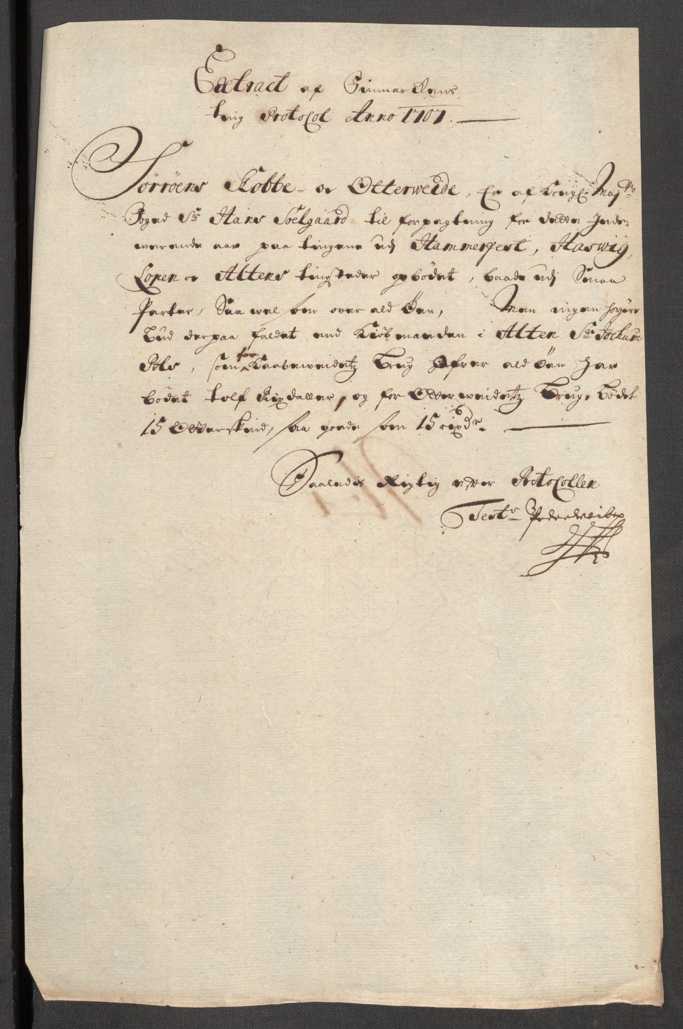 Rentekammeret inntil 1814, Reviderte regnskaper, Fogderegnskap, AV/RA-EA-4092/R69/L4854: Fogderegnskap Finnmark/Vardøhus, 1707-1708, p. 50