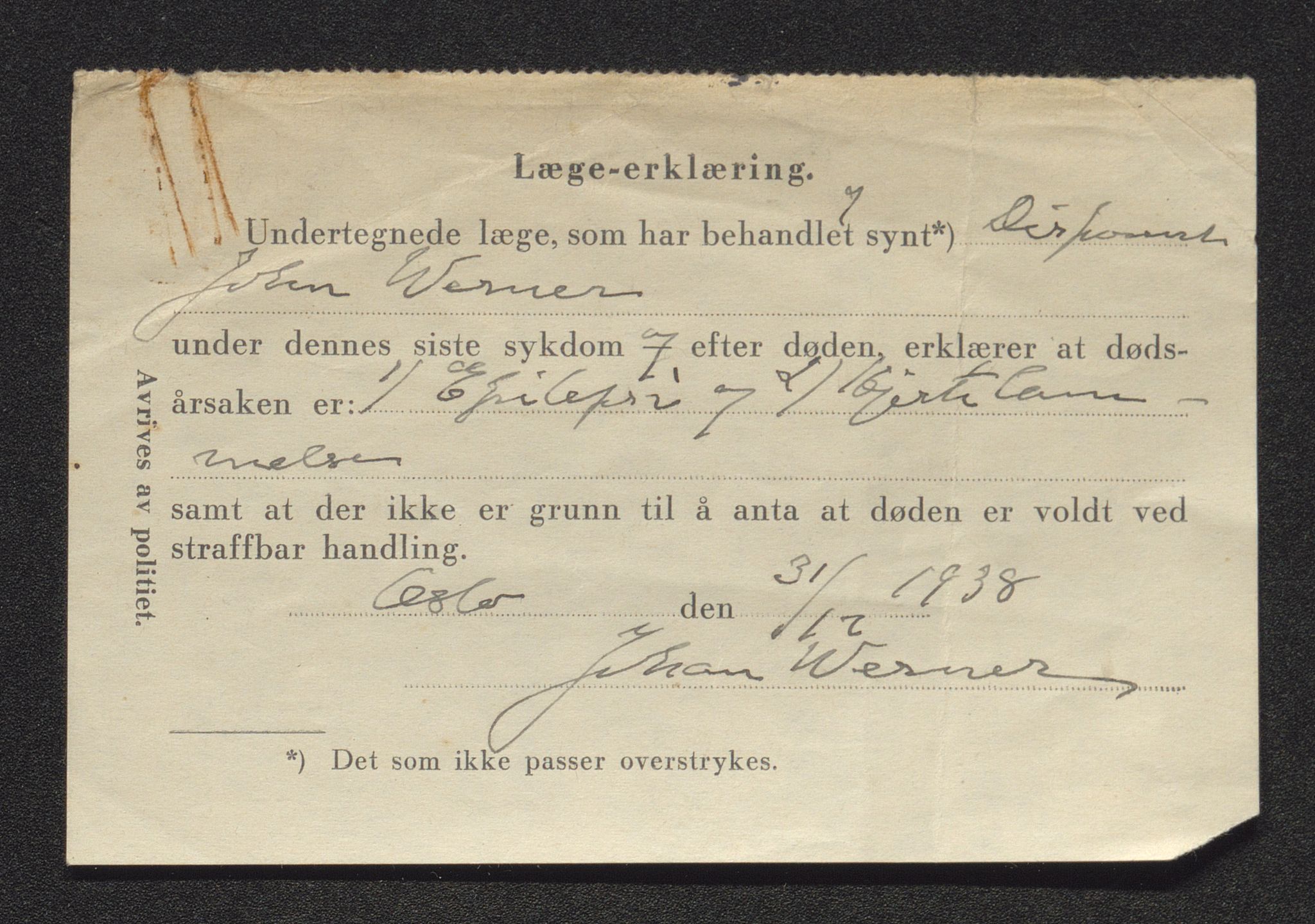 Røyken lensmannskontor, SAKO/A-522/Y/Yc/L0001/0002: Dokumenter / Skjerp, 1892-1938