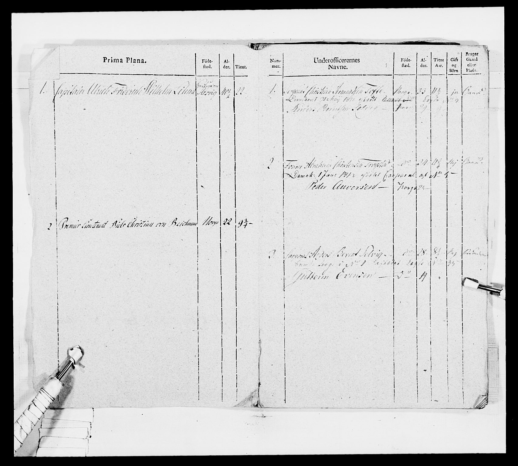 Generalitets- og kommissariatskollegiet, Det kongelige norske kommissariatskollegium, AV/RA-EA-5420/E/Eh/L0033: Nordafjelske gevorbne infanteriregiment, 1810, p. 485