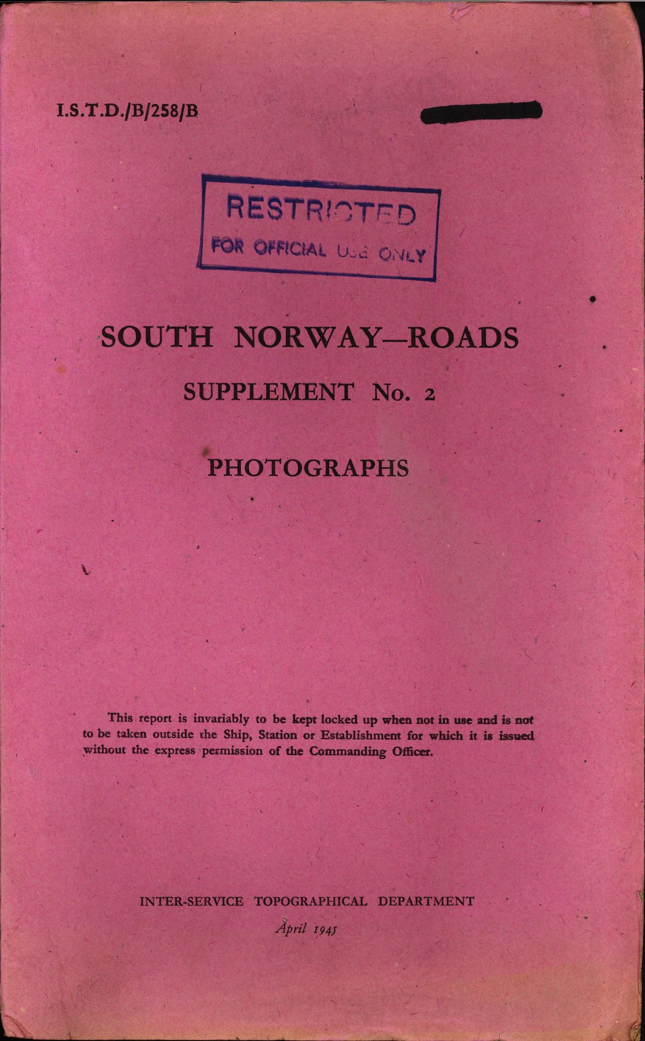 Forsvaret, Forsvarets overkommando II, AV/RA-RAFA-3915/D/Dd/L0018: Sør-Norge, veier, 1943-1945, p. 668