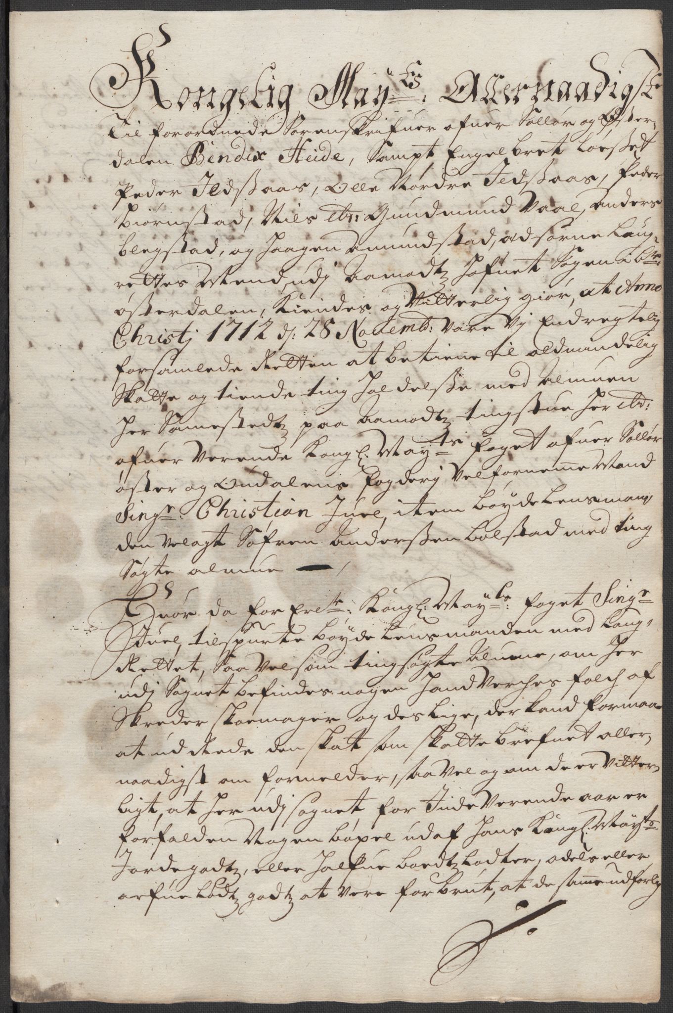 Rentekammeret inntil 1814, Reviderte regnskaper, Fogderegnskap, AV/RA-EA-4092/R13/L0849: Fogderegnskap Solør, Odal og Østerdal, 1712, p. 165