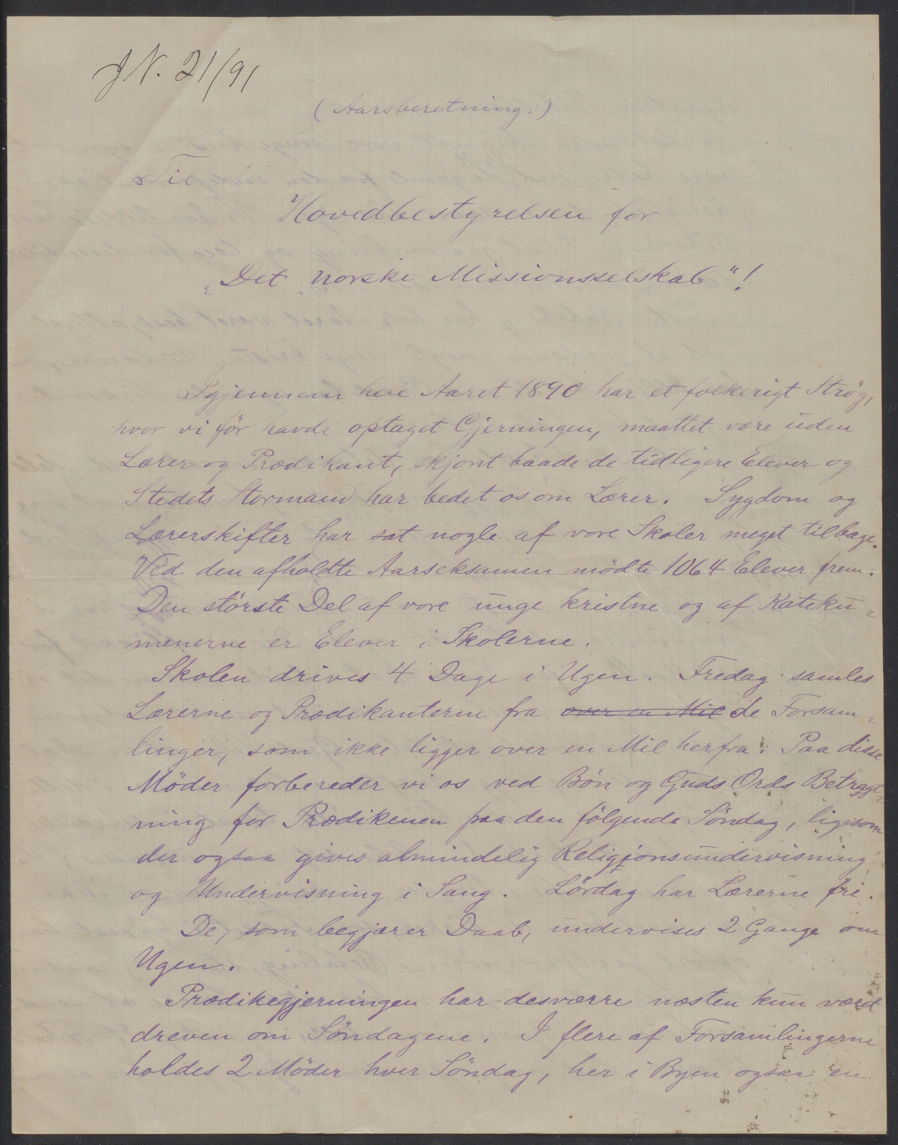 Det Norske Misjonsselskap - hovedadministrasjonen, VID/MA-A-1045/D/Da/Daa/L0039/0003: Konferansereferat og årsberetninger / Konferansereferat fra Vest-Madagaskar., 1892