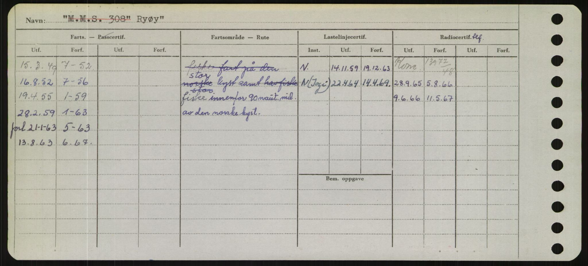 Sjøfartsdirektoratet med forløpere, Skipsmålingen, AV/RA-S-1627/H/Hd/L0031: Fartøy, Rju-Sam, p. 436