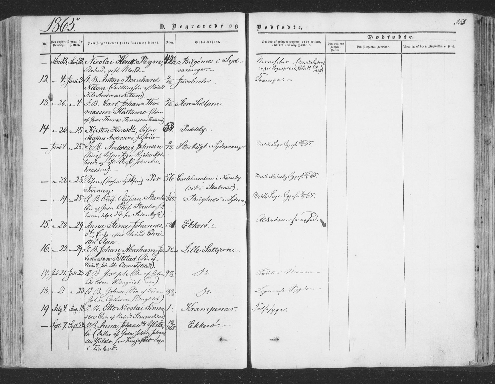 Vadsø sokneprestkontor, SATØ/S-1325/H/Ha/L0004kirke: Parish register (official) no. 4, 1854-1880, p. 353