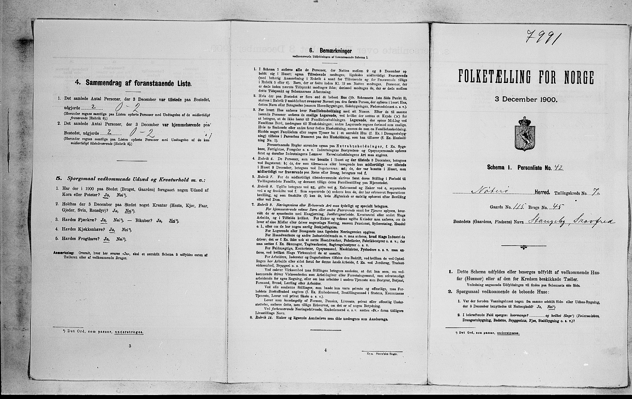 RA, 1900 census for Nøtterøy, 1900, p. 2162