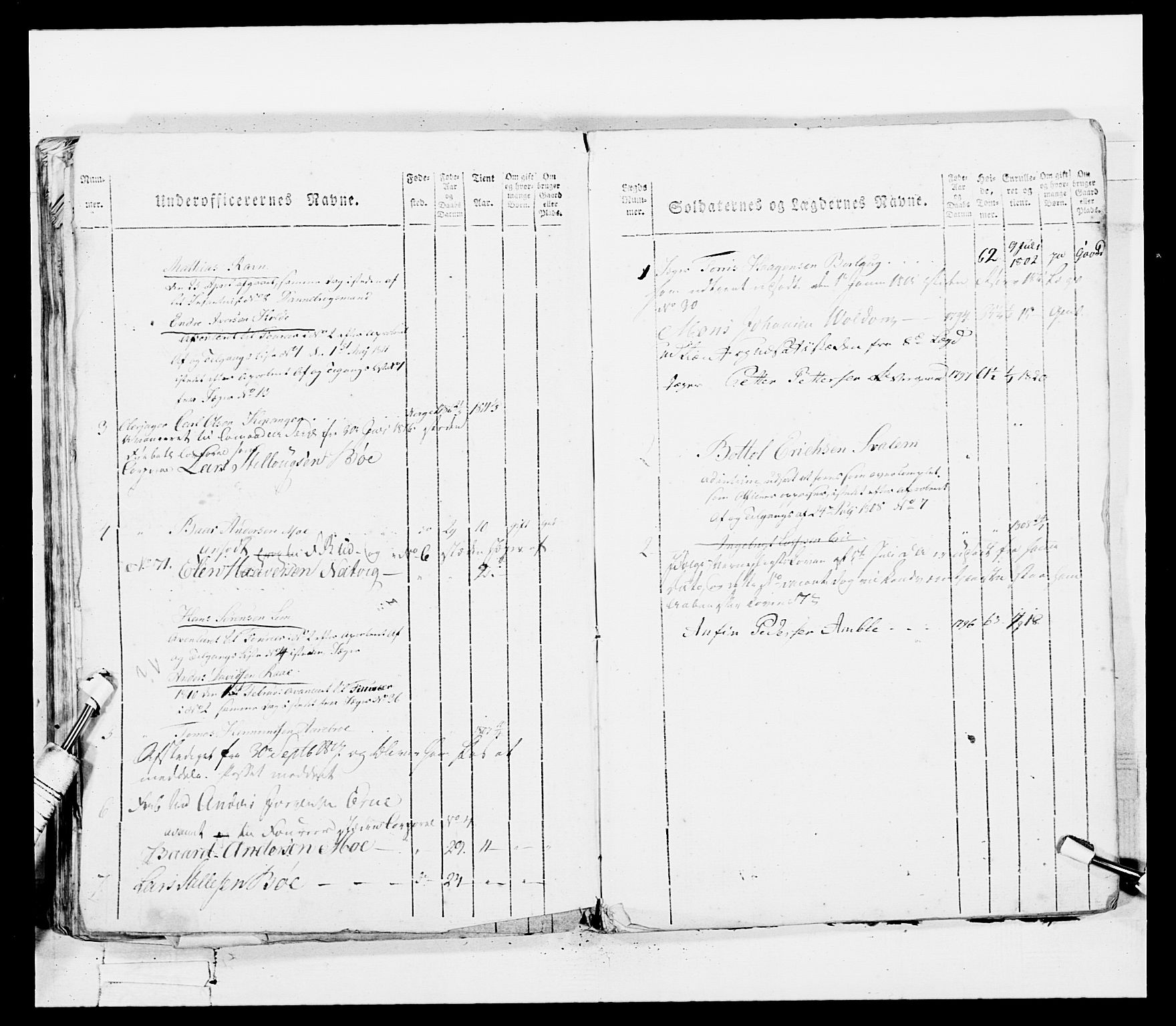 Generalitets- og kommissariatskollegiet, Det kongelige norske kommissariatskollegium, AV/RA-EA-5420/E/Eh/L0100: Bergenhusiske skarpskytterbataljon, 1812, p. 69