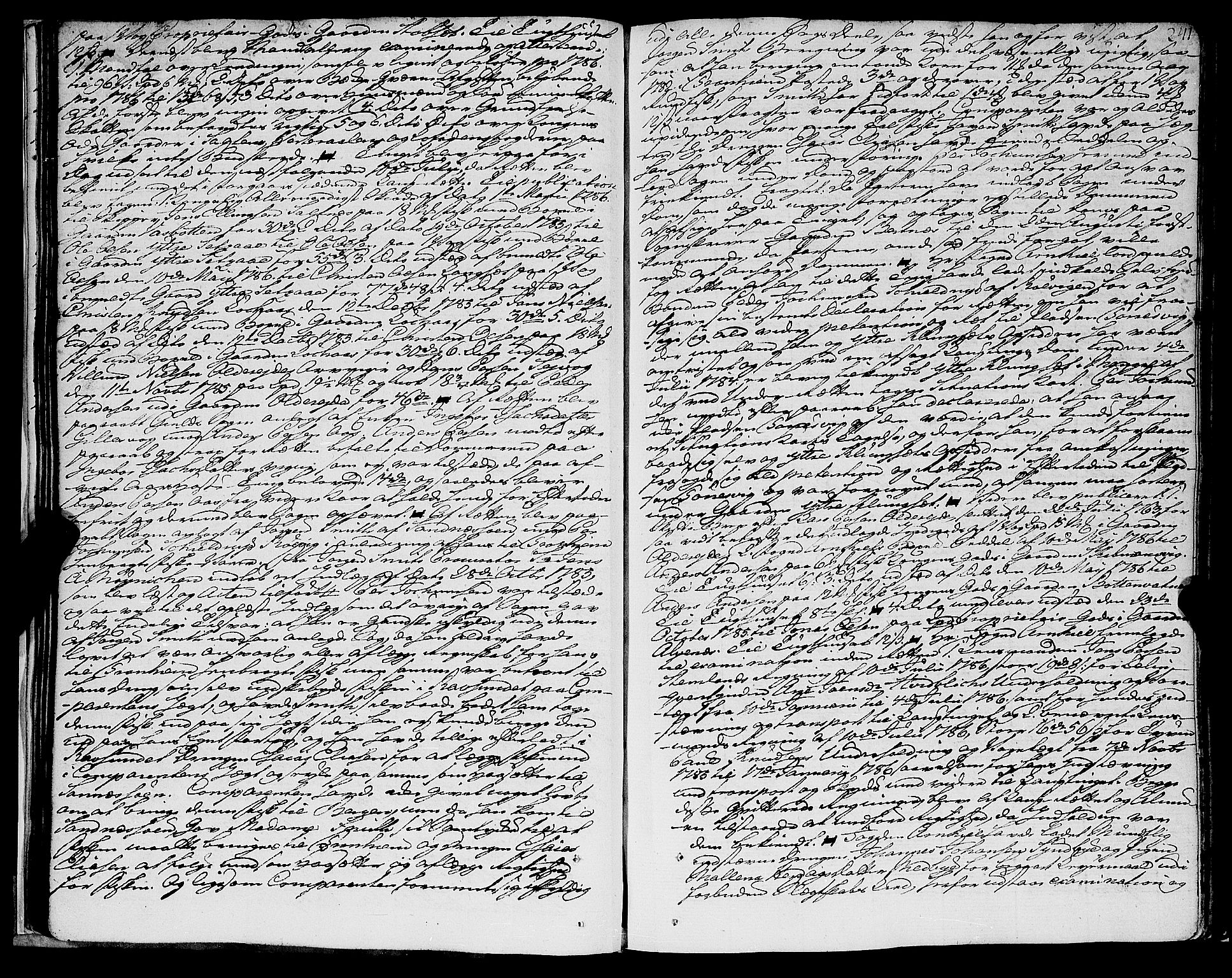 Salten sorenskriveri, AV/SAT-A-4578/1/1/1A/L0016: Tingbok, fol. 211-433, 1785-1792, p. 240b-241a