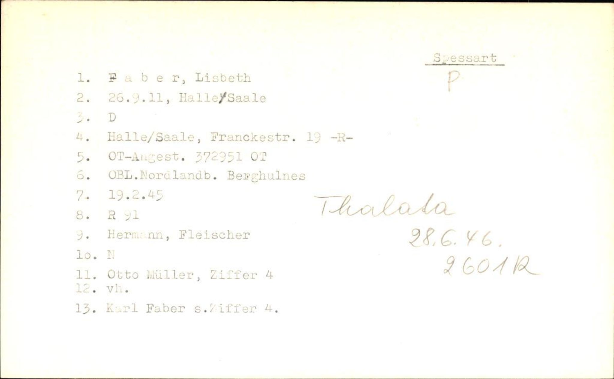 Hjemsendte tyskere , RA/RAFA-6487/D/Db/L0010: Ergel-Fyhn, 1945-1947, p. 113