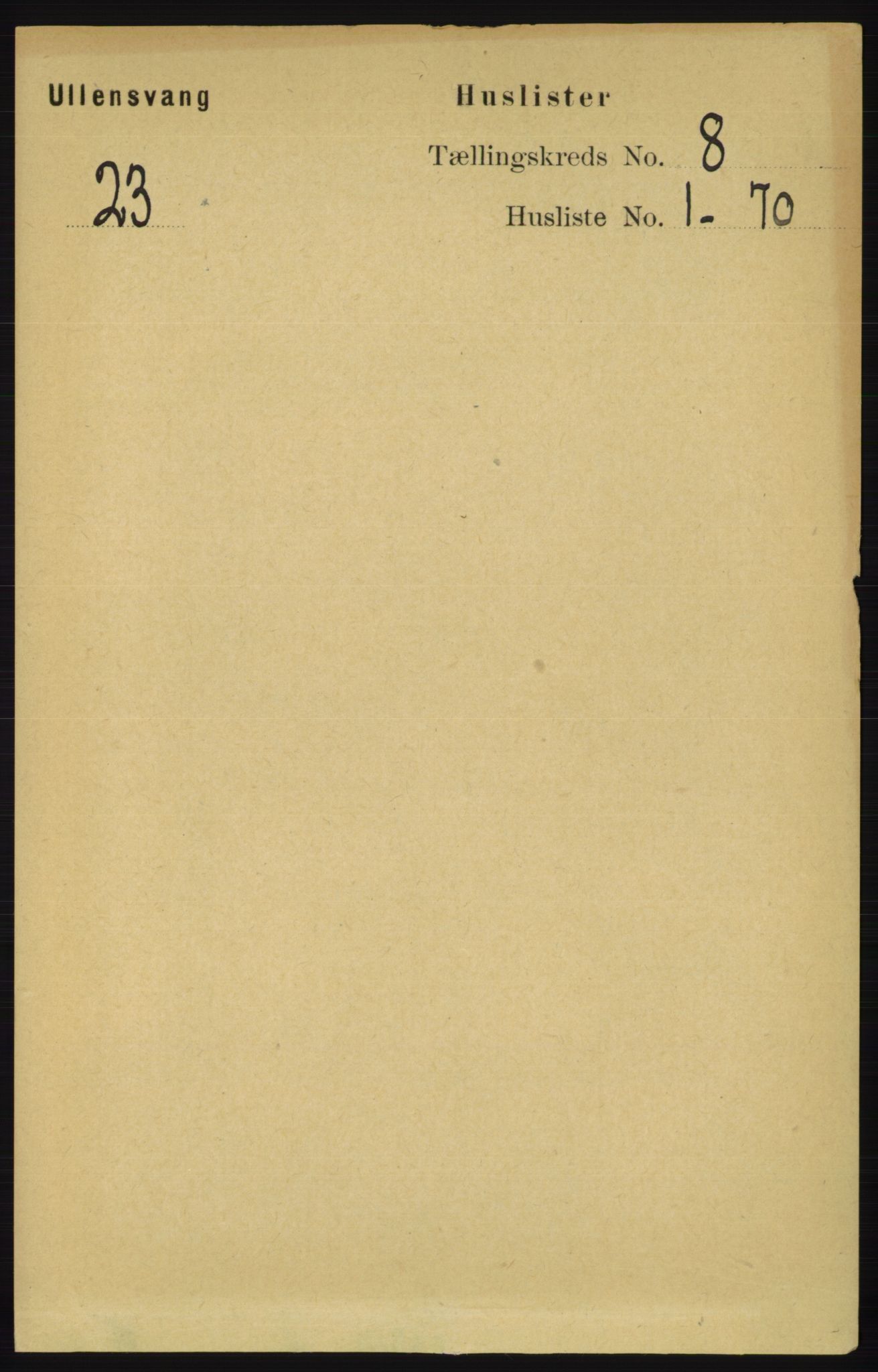 RA, 1891 census for 1230 Ullensvang, 1891, p. 2642