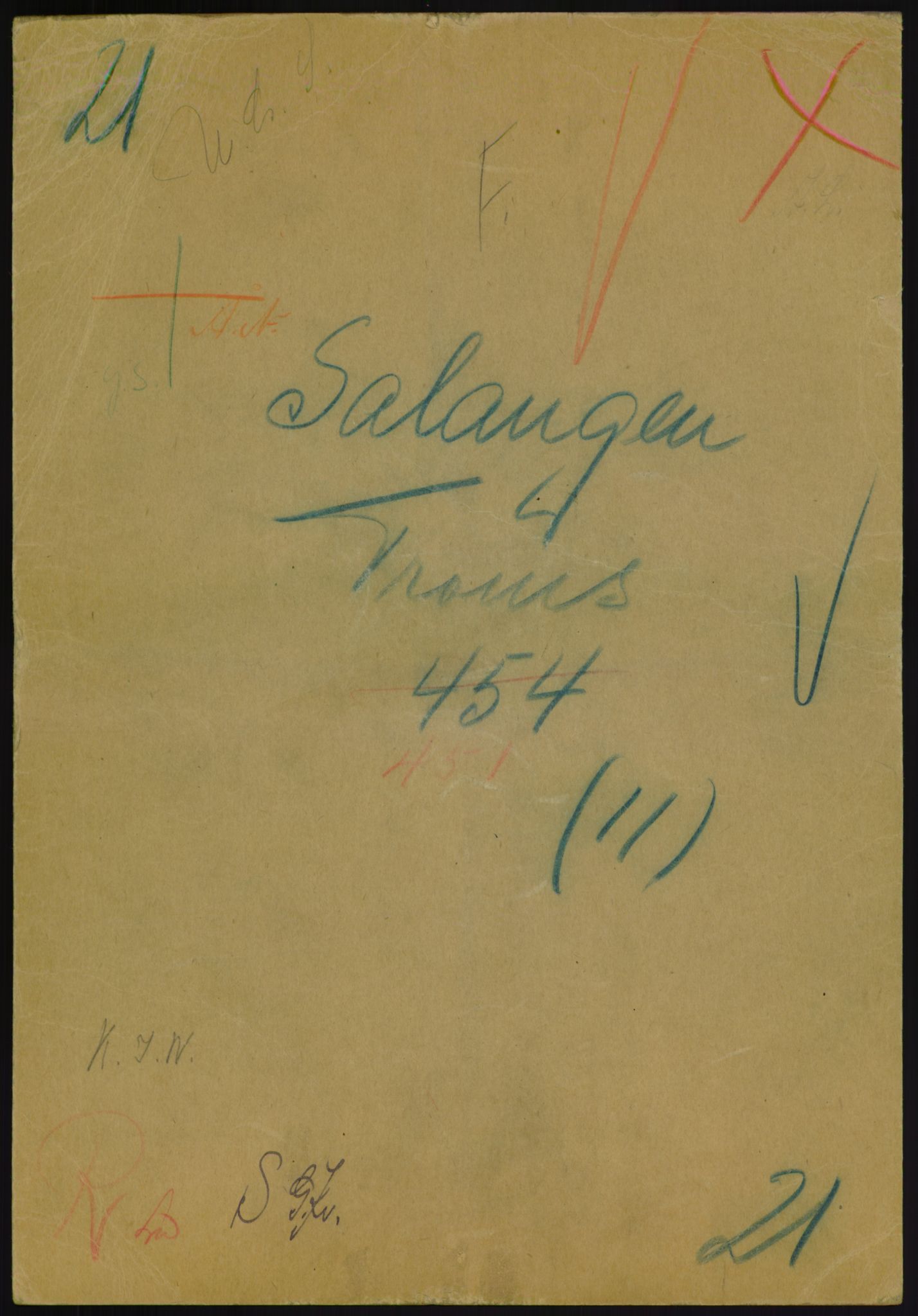 Statistisk sentralbyrå, Næringsøkonomiske emner, Jordbruk, skogbruk, jakt, fiske og fangst, AV/RA-S-2234/G/Gc/L0438: Troms: Salangen og Bardu, 1949, p. 3