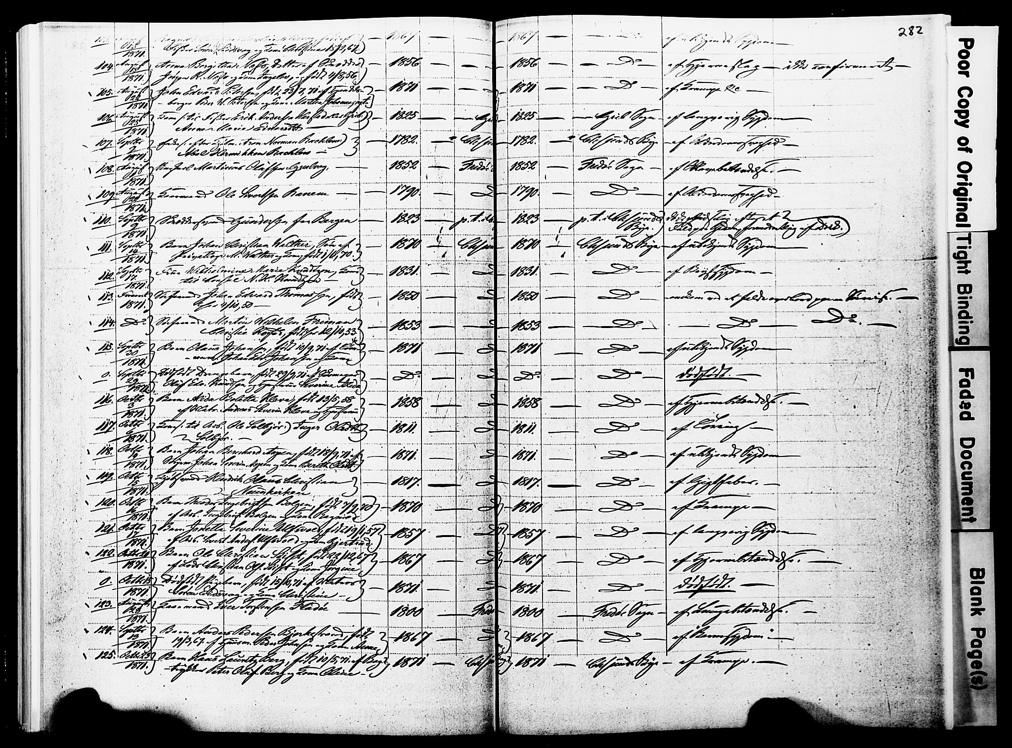 Ministerialprotokoller, klokkerbøker og fødselsregistre - Møre og Romsdal, AV/SAT-A-1454/572/L0857: Parish register (official) no. 572D01, 1866-1872, p. 281-282