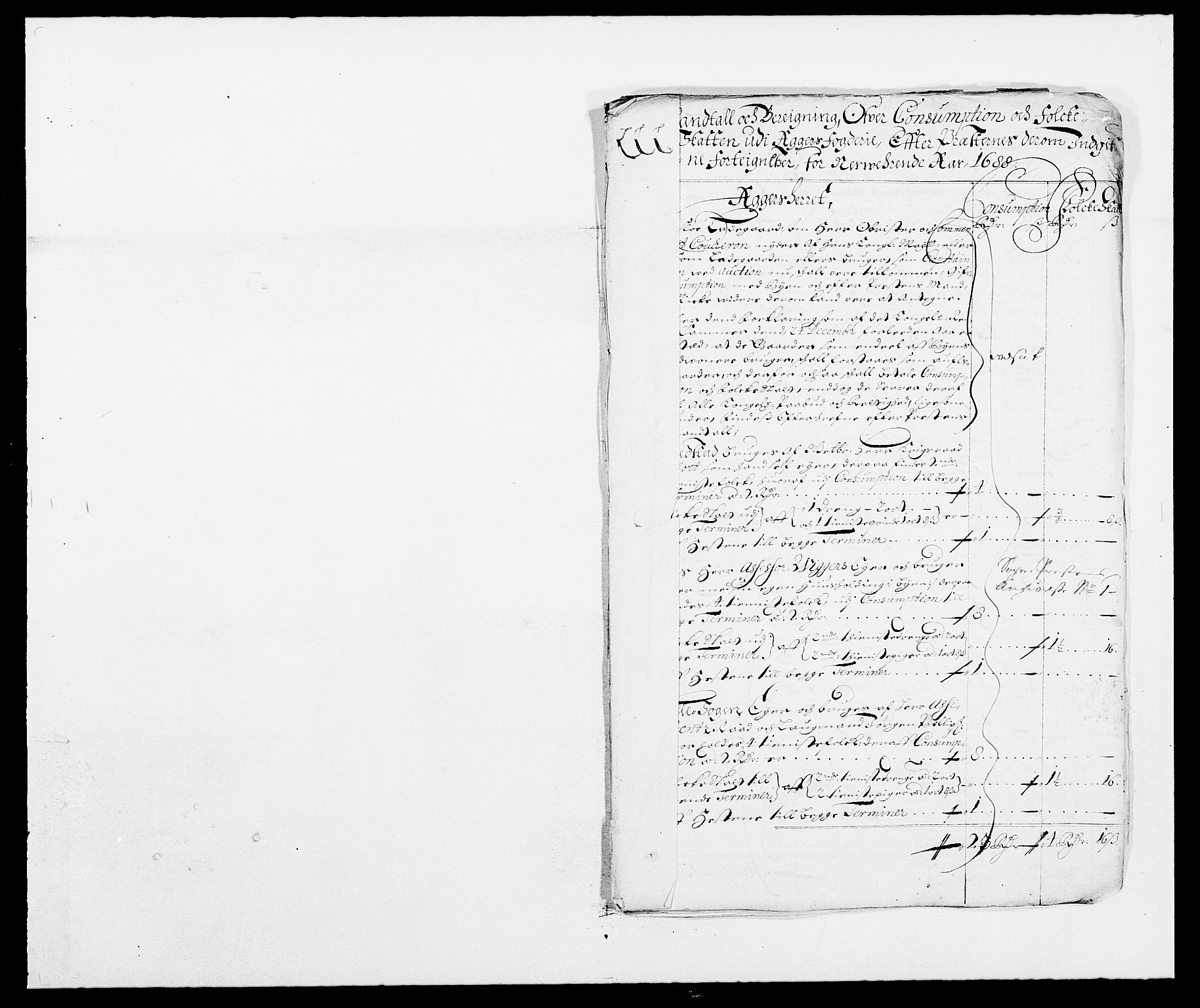 Rentekammeret inntil 1814, Reviderte regnskaper, Fogderegnskap, RA/EA-4092/R08/L0422: Fogderegnskap Aker, 1684-1686, p. 351