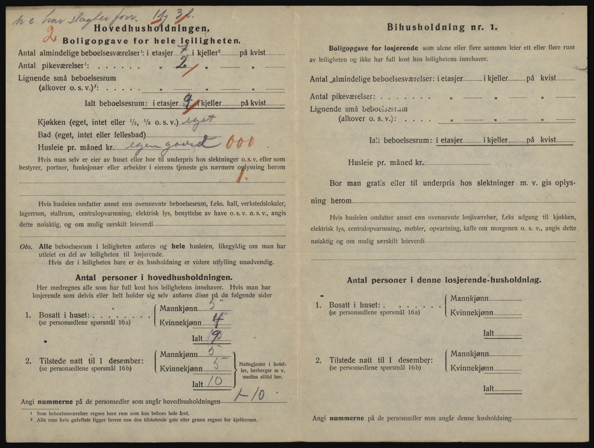 SATØ, 1920 census for Harstad, 1920, p. 1416