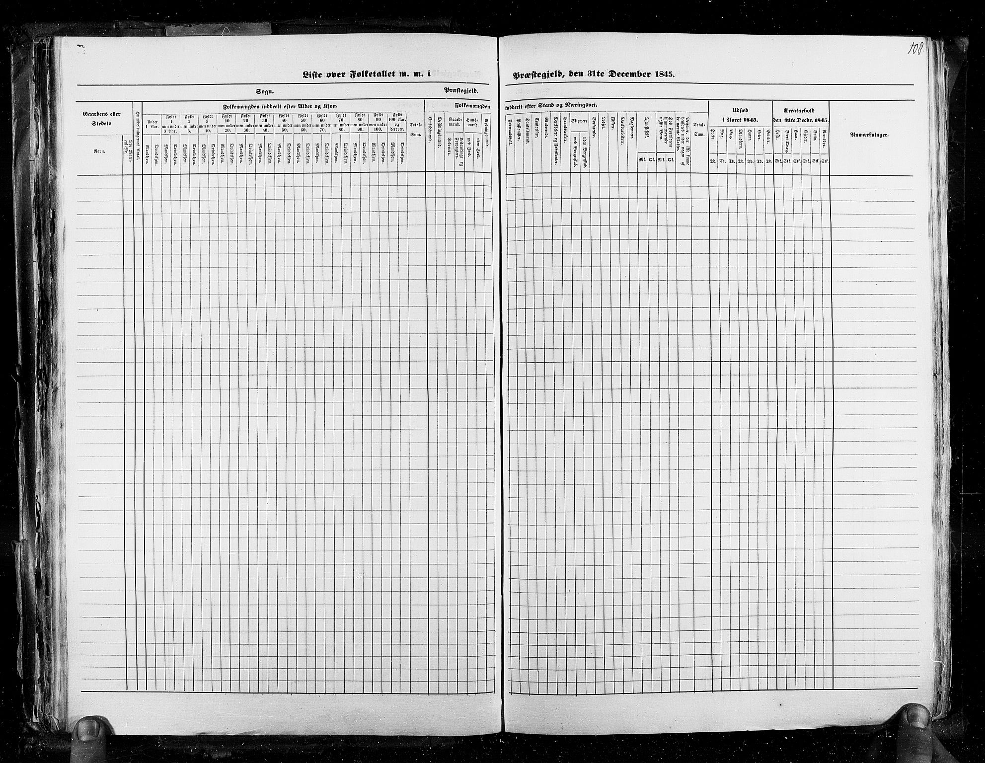 RA, Census 1845, vol. 3: Hedemarken amt og Kristians amt, 1845, p. 108