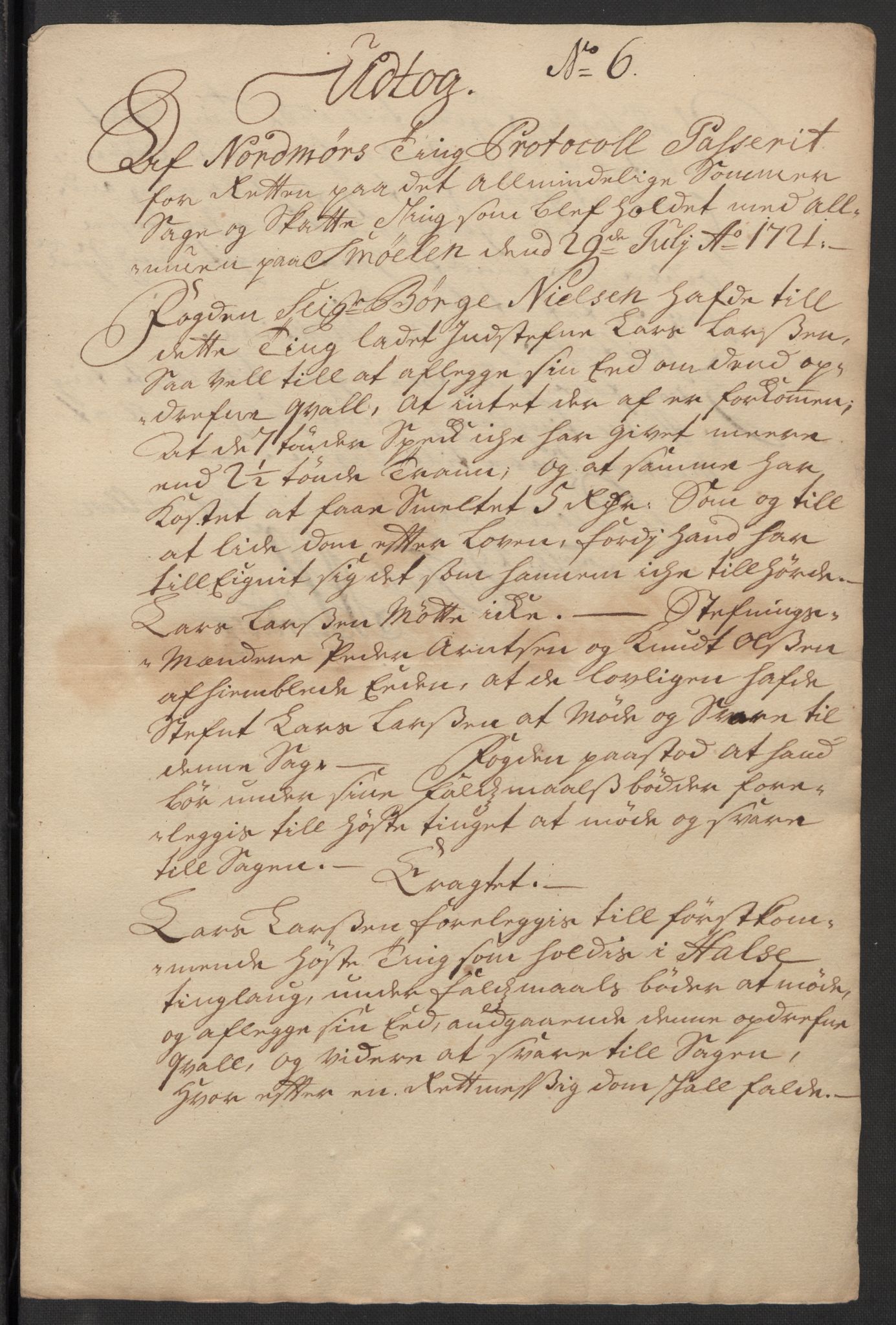 Rentekammeret inntil 1814, Reviderte regnskaper, Fogderegnskap, AV/RA-EA-4092/R56/L3752: Fogderegnskap Nordmøre, 1719, p. 323