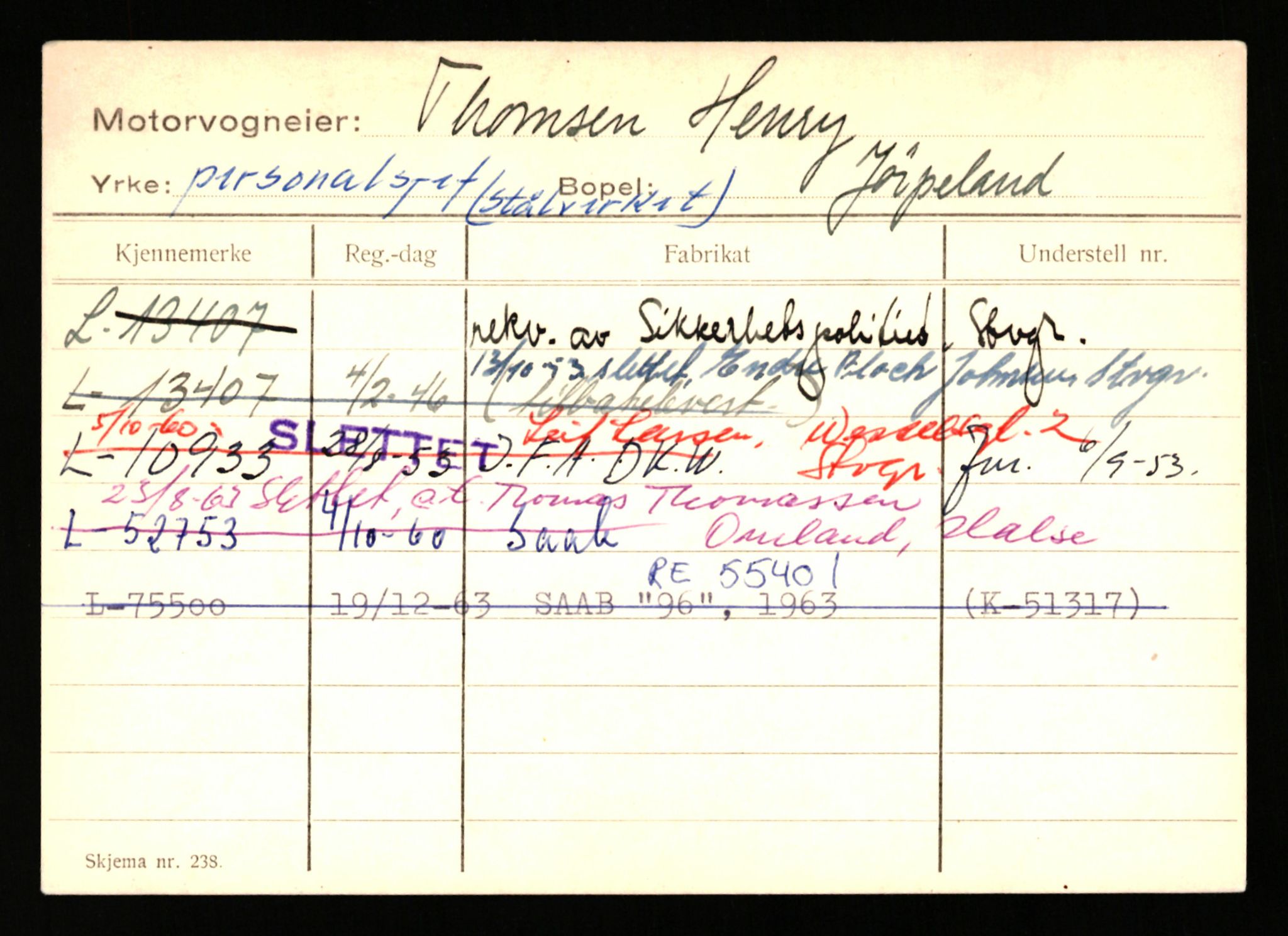 Stavanger trafikkstasjon, AV/SAST-A-101942/0/H/L0038: Sørbø - Tjeltveit, 1930-1971, p. 2233