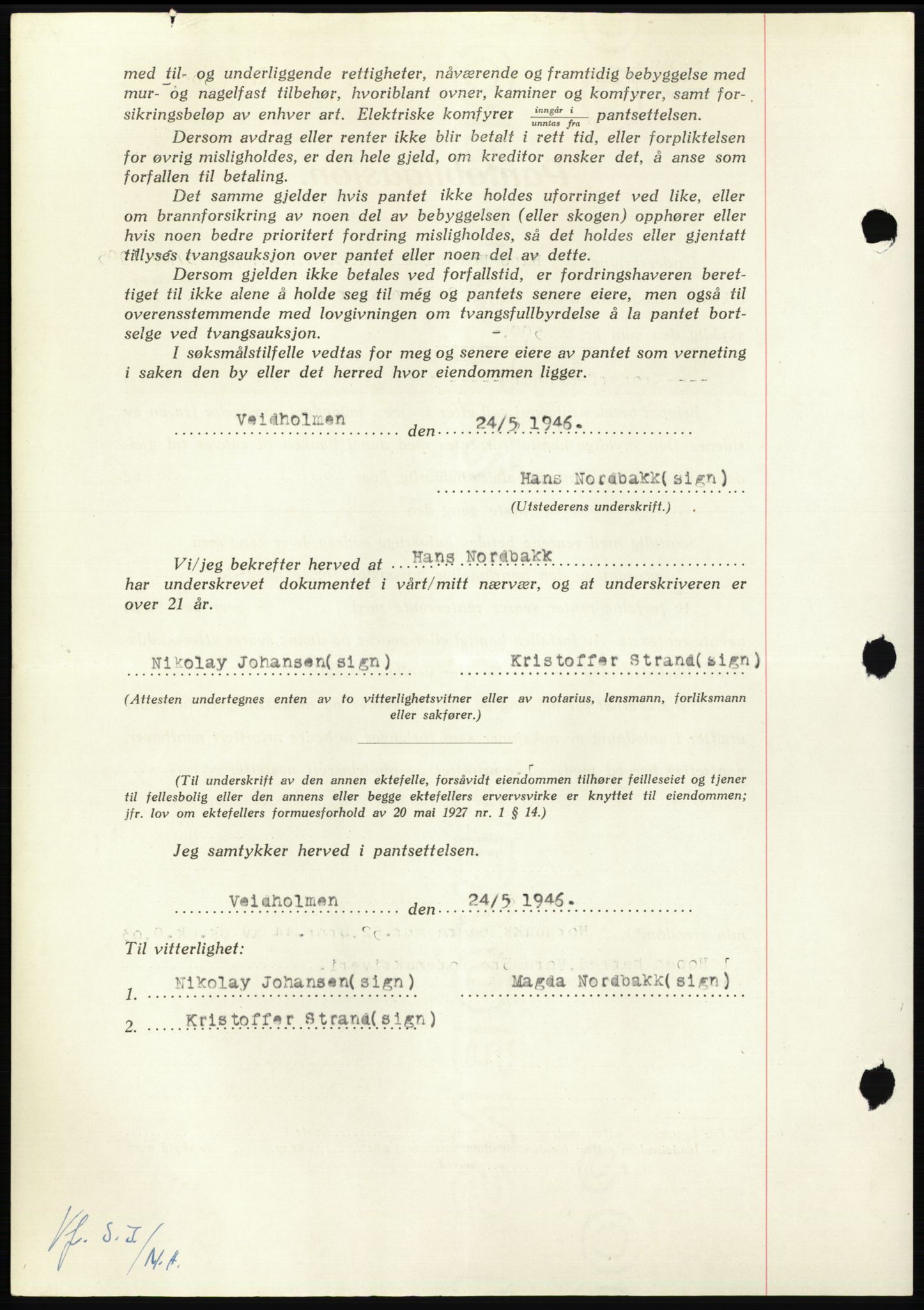 Nordmøre sorenskriveri, AV/SAT-A-4132/1/2/2Ca: Mortgage book no. B98, 1948-1948, Diary no: : 728/1948