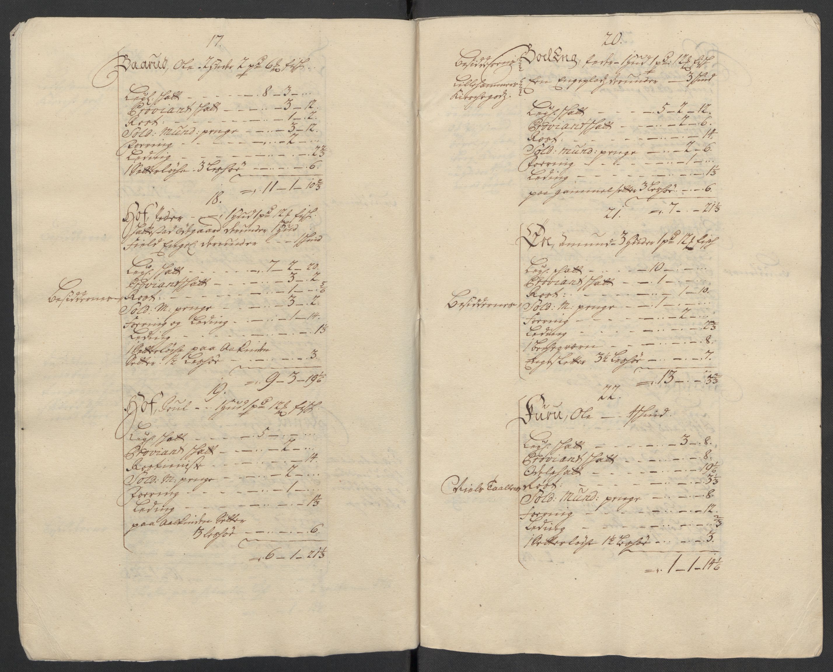 Rentekammeret inntil 1814, Reviderte regnskaper, Fogderegnskap, AV/RA-EA-4092/R17/L1182: Fogderegnskap Gudbrandsdal, 1713, p. 16