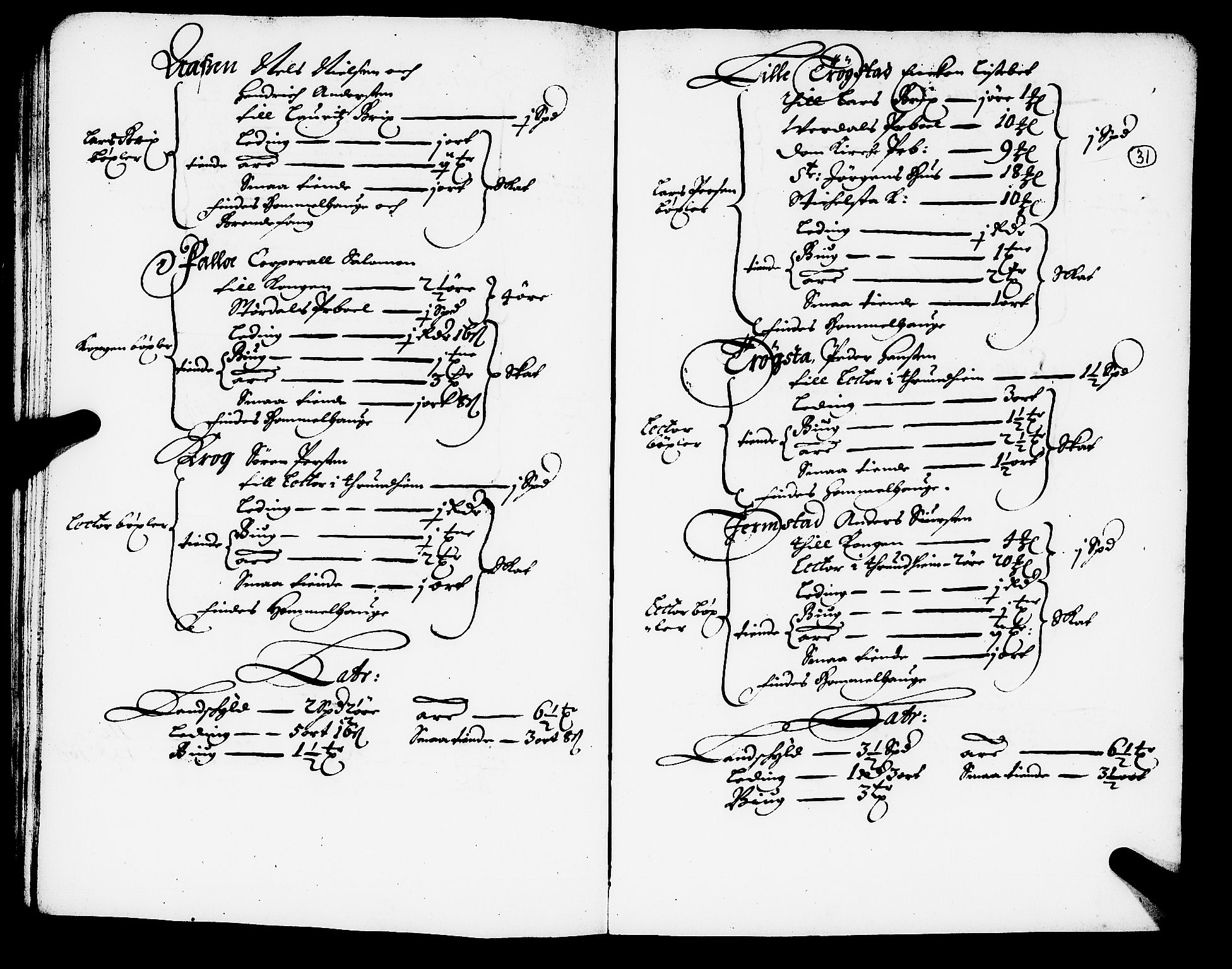 Rentekammeret inntil 1814, Realistisk ordnet avdeling, AV/RA-EA-4070/N/Nb/Nba/L0054: Stjørdal len, 1669, p. 30b-31a