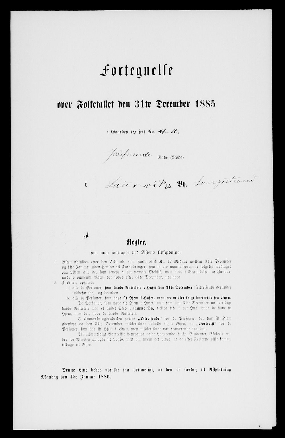 SAKO, 1885 census for 0707 Larvik, 1885, p. 1890